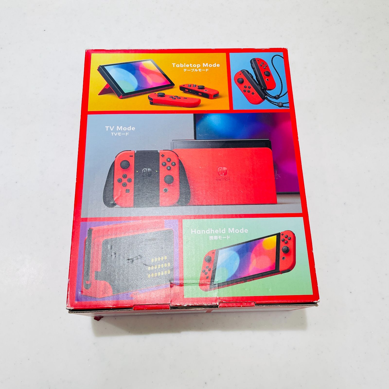 美品 完品 2023年製 Nintendo Switch 有機ELモデル マリオレッド 本体