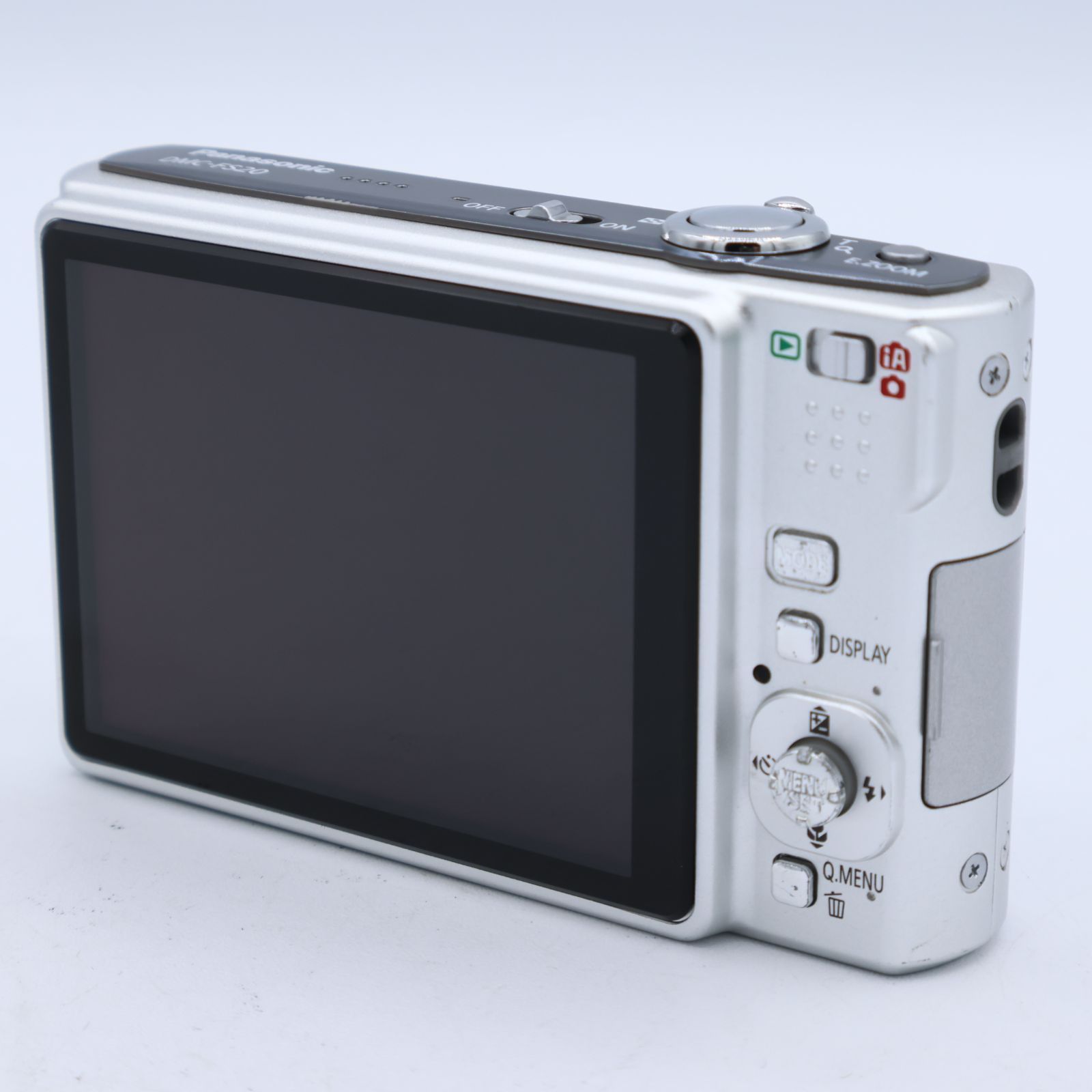 Panasonic DMC-FS20 LUMIX シルバー コンデジ 正常動作品、メモリー
