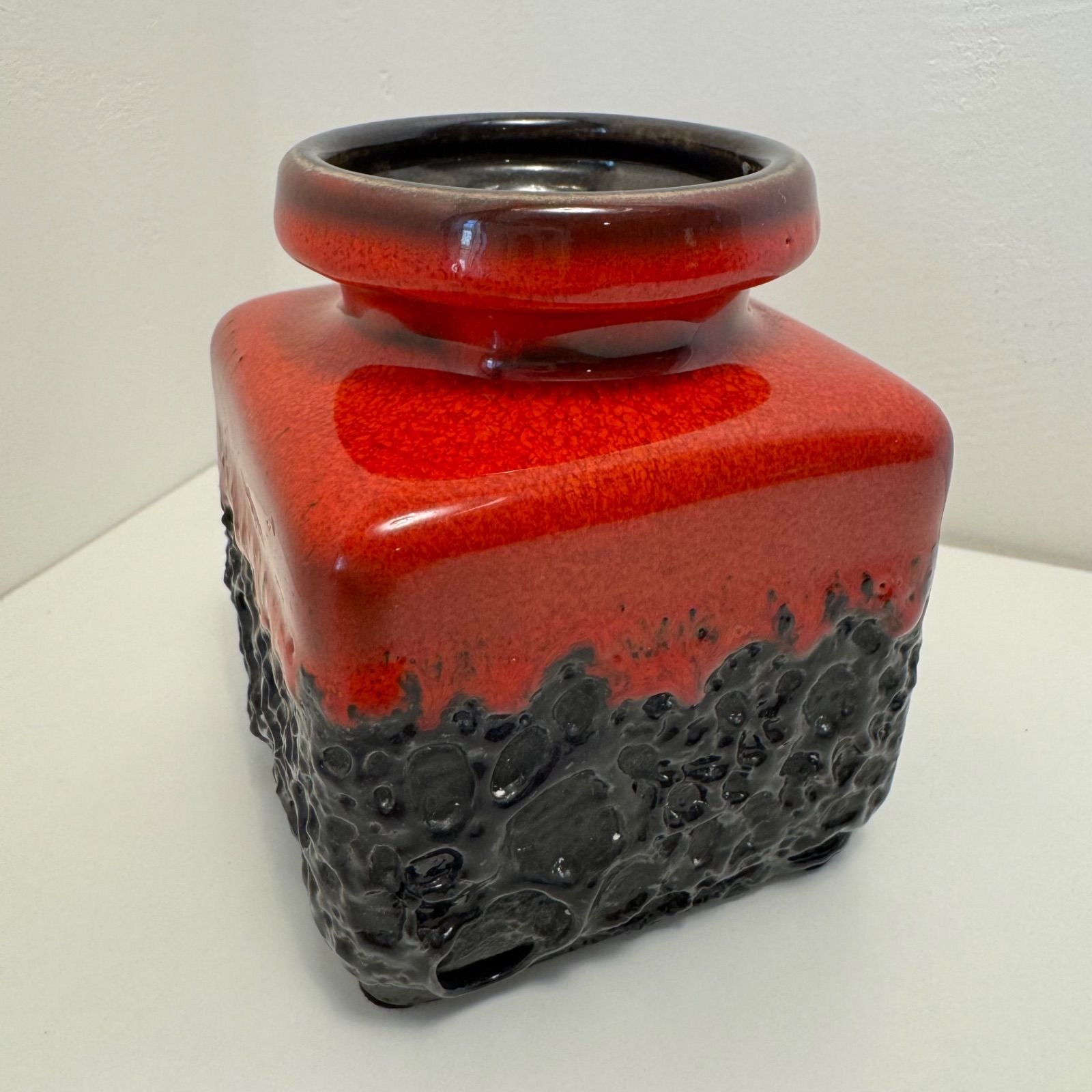 Carstens＜カルステンス＞Germany Ceramic Vase Red Lava - メルカリ