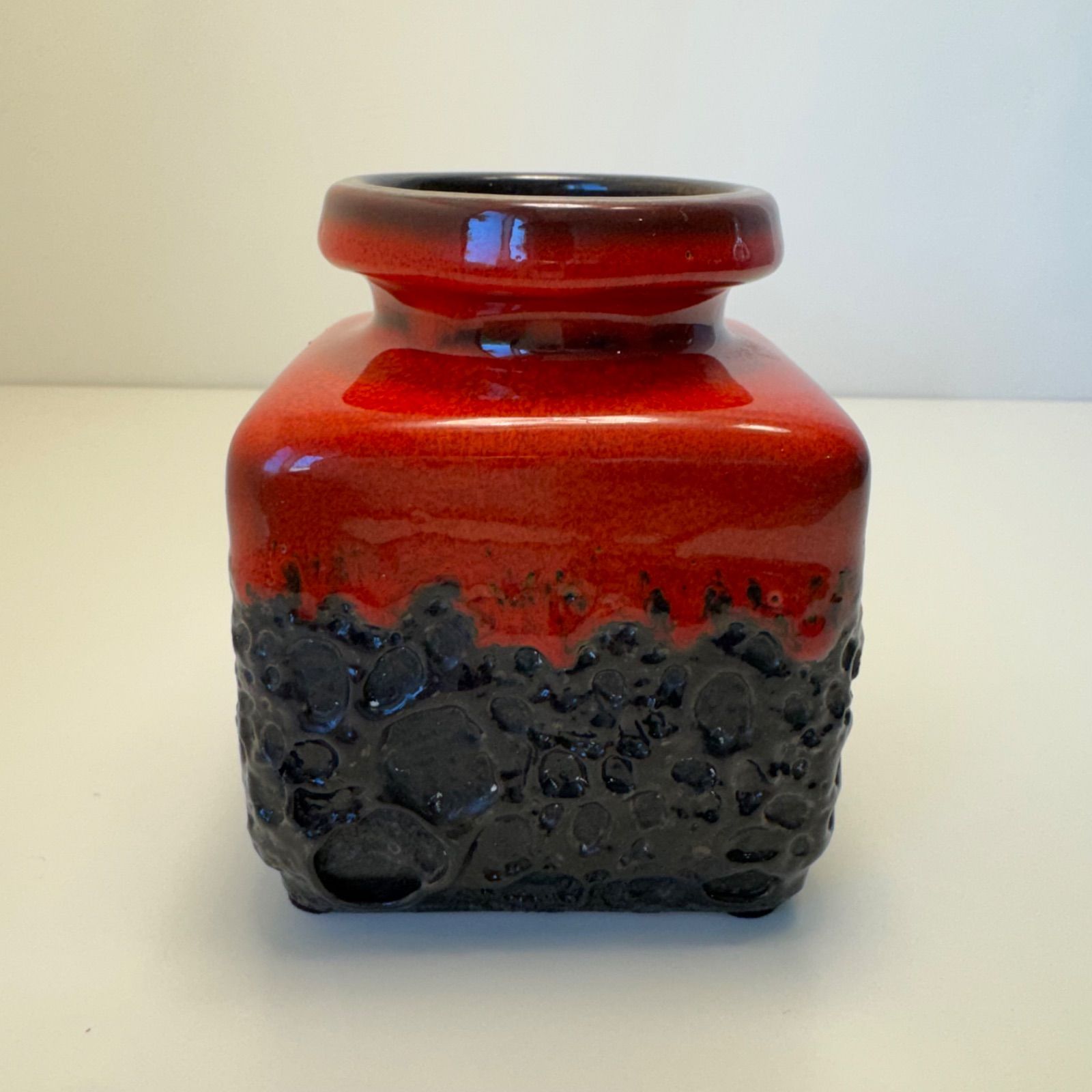 Carstens＜カルステンス＞Germany Ceramic Vase Red Lava - メルカリ