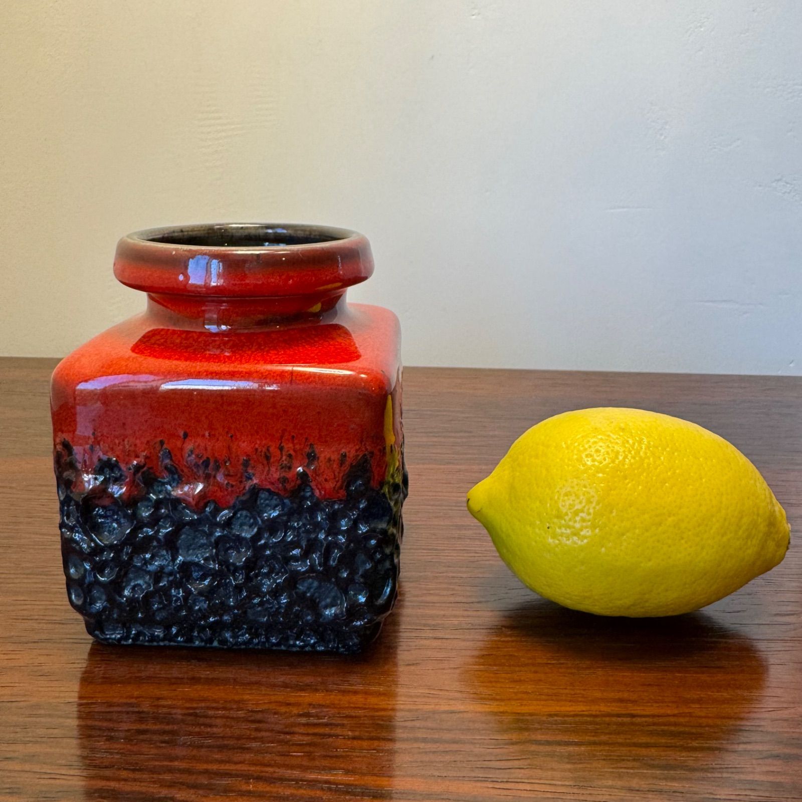 Carstens＜カルステンス＞Germany Ceramic Vase Red Lava - メルカリ