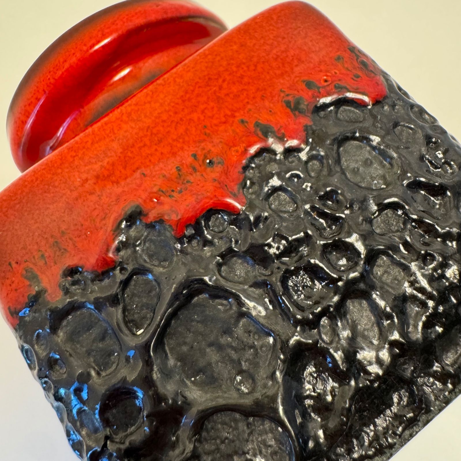 Carstens＜カルステンス＞Germany Ceramic Vase Red Lava - メルカリ