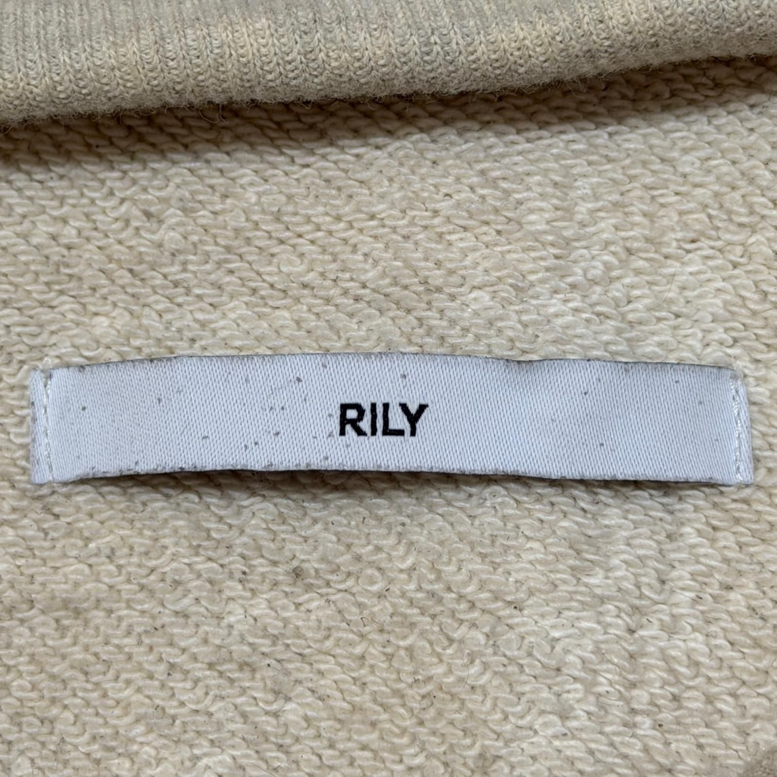 参考上代29700円 RILY Hooded Crewneck フーデッドクルーネック