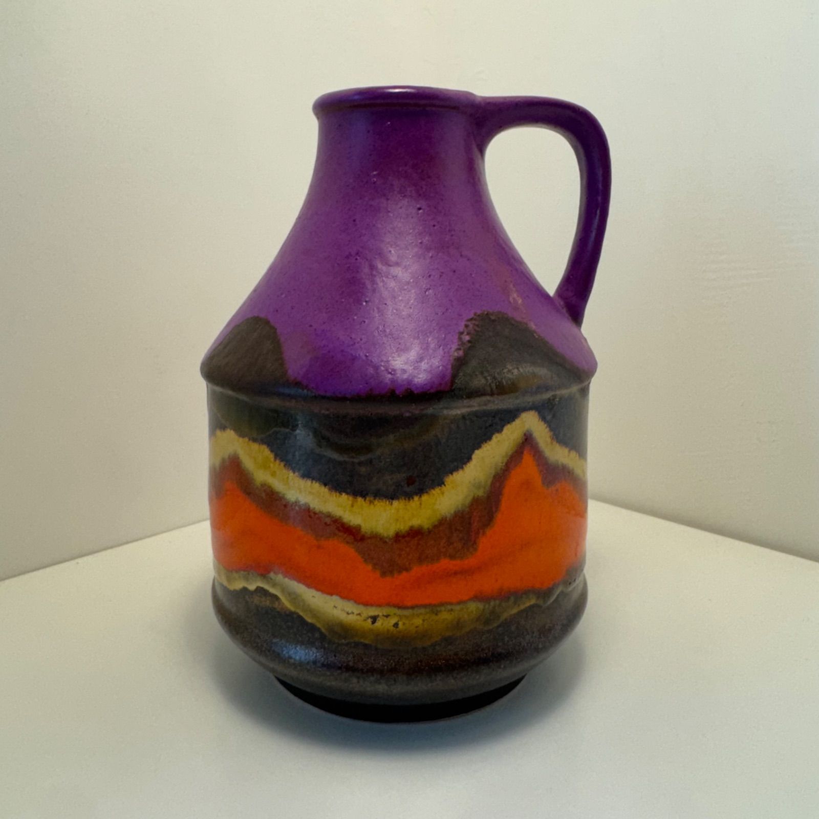 Scheurich＜シューリッヒ＞Germany Ceramic Pitcher Violet&Orange