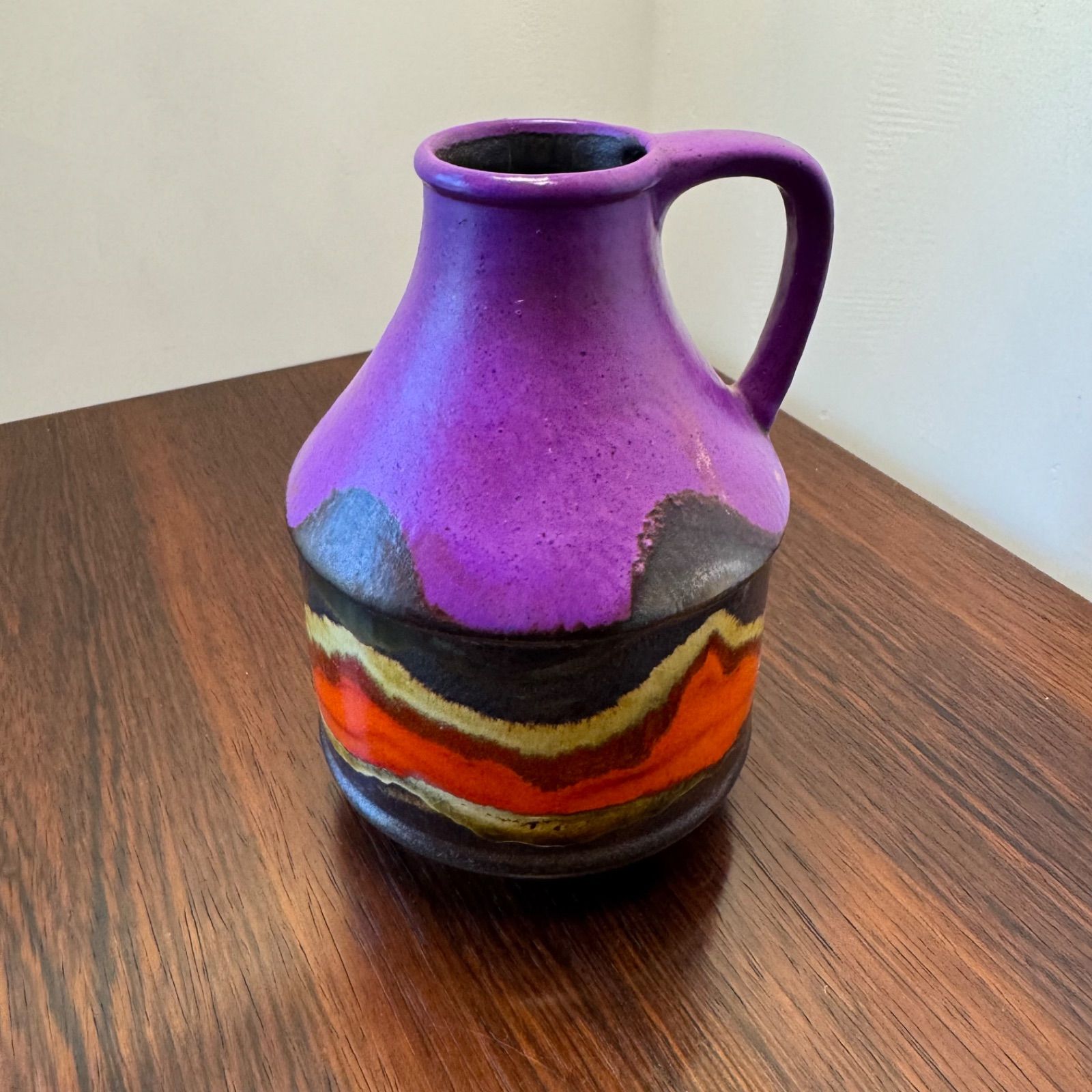 Scheurich＜シューリッヒ＞Germany Ceramic Pitcher Violet&Orange