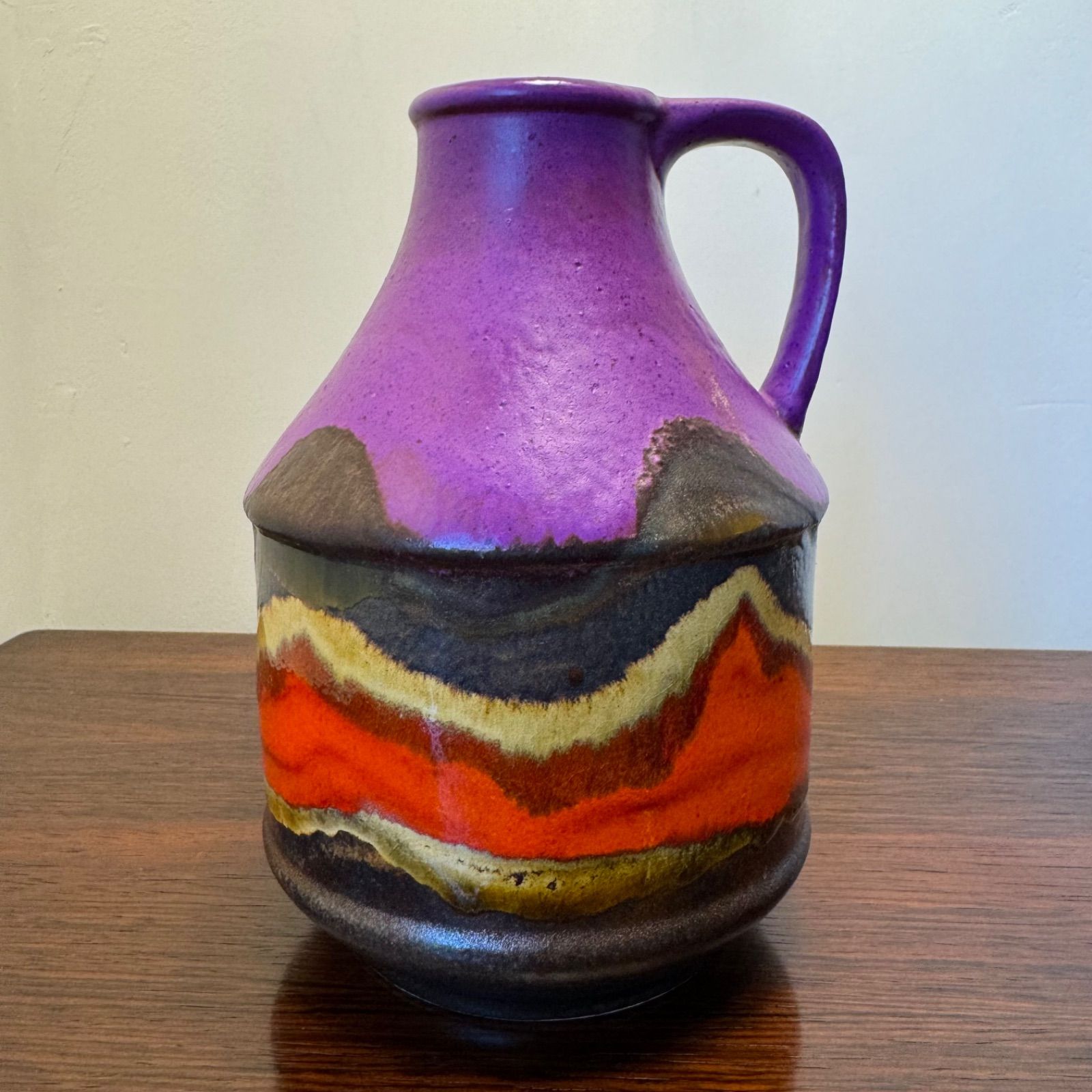 Scheurich＜シューリッヒ＞Germany Ceramic Pitcher Violet&Orange