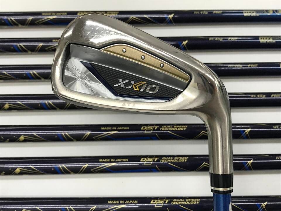ダンロップ XXIO 13 ネイビー MP1300 ネイビー アイアンセット 中古