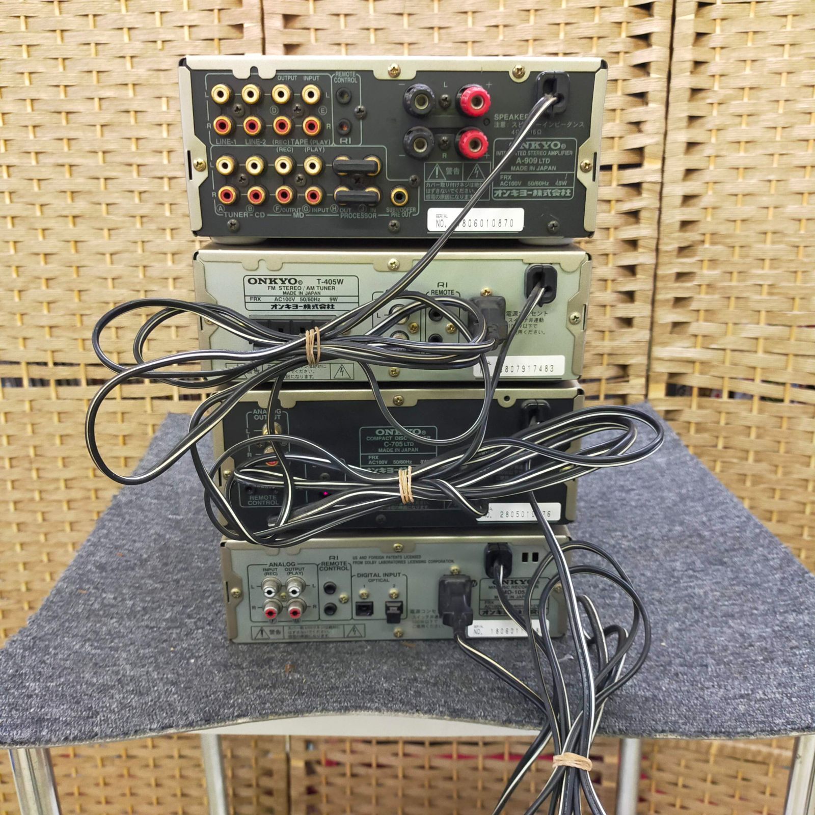 ONKYO INTEC205 Limited A-909LTD C-705LTD MD-105 T-405W コンポ