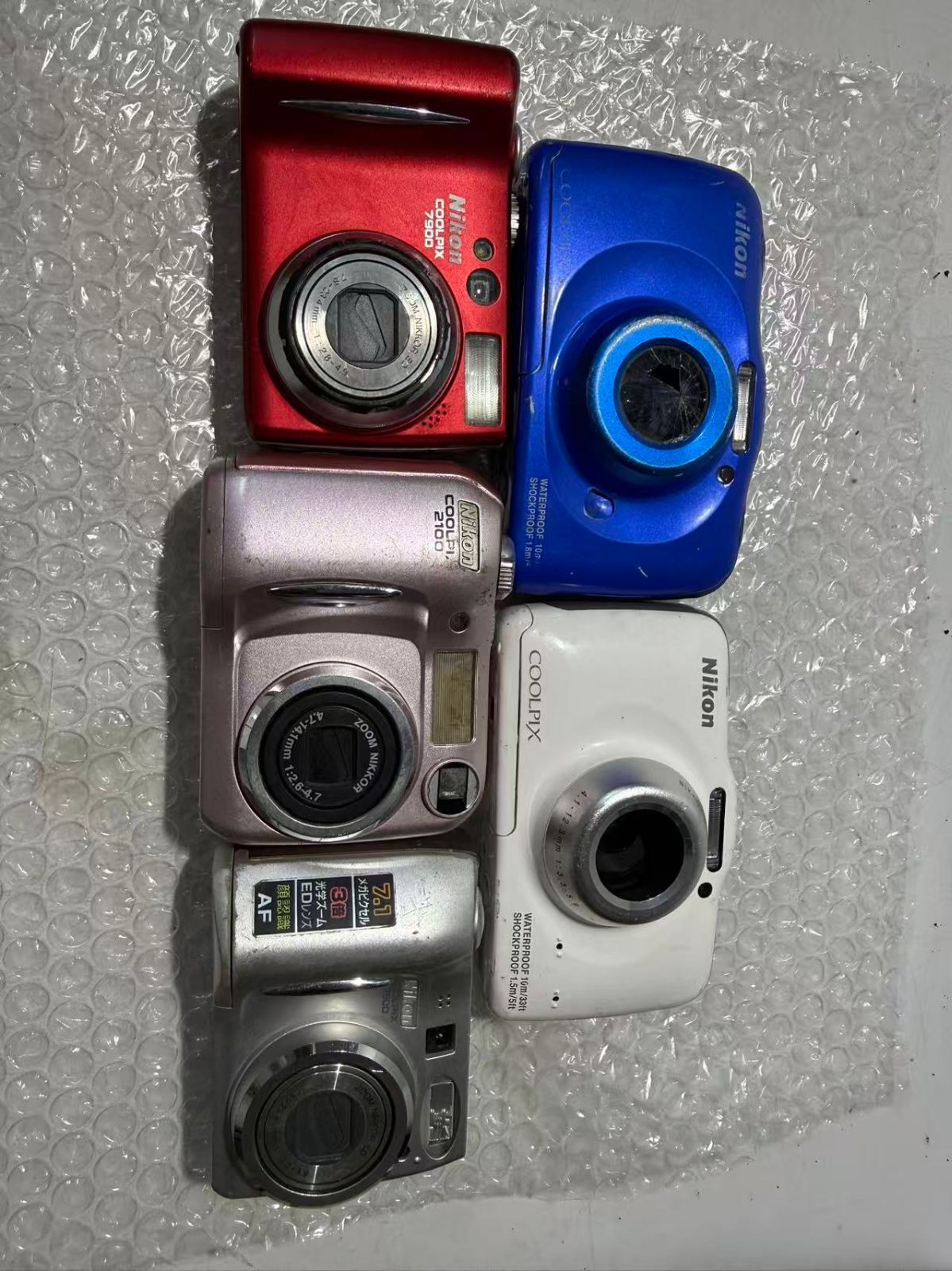 ジャンク品 Nikon COOLPIX デジタルカメラ 5点セット まとめ 動作