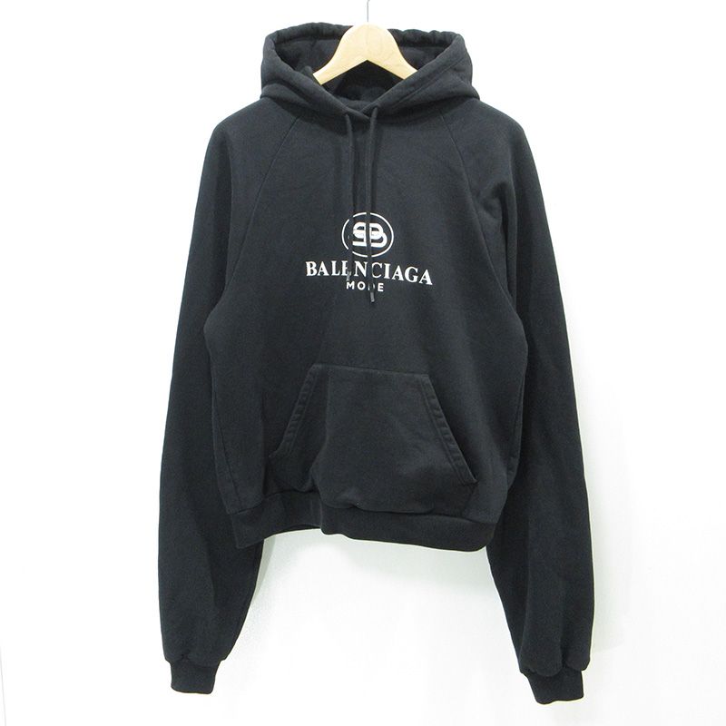 三重本店】 中古 BALENCIAGA | バレンシアガ BB MODE HOODIE ロゴ
