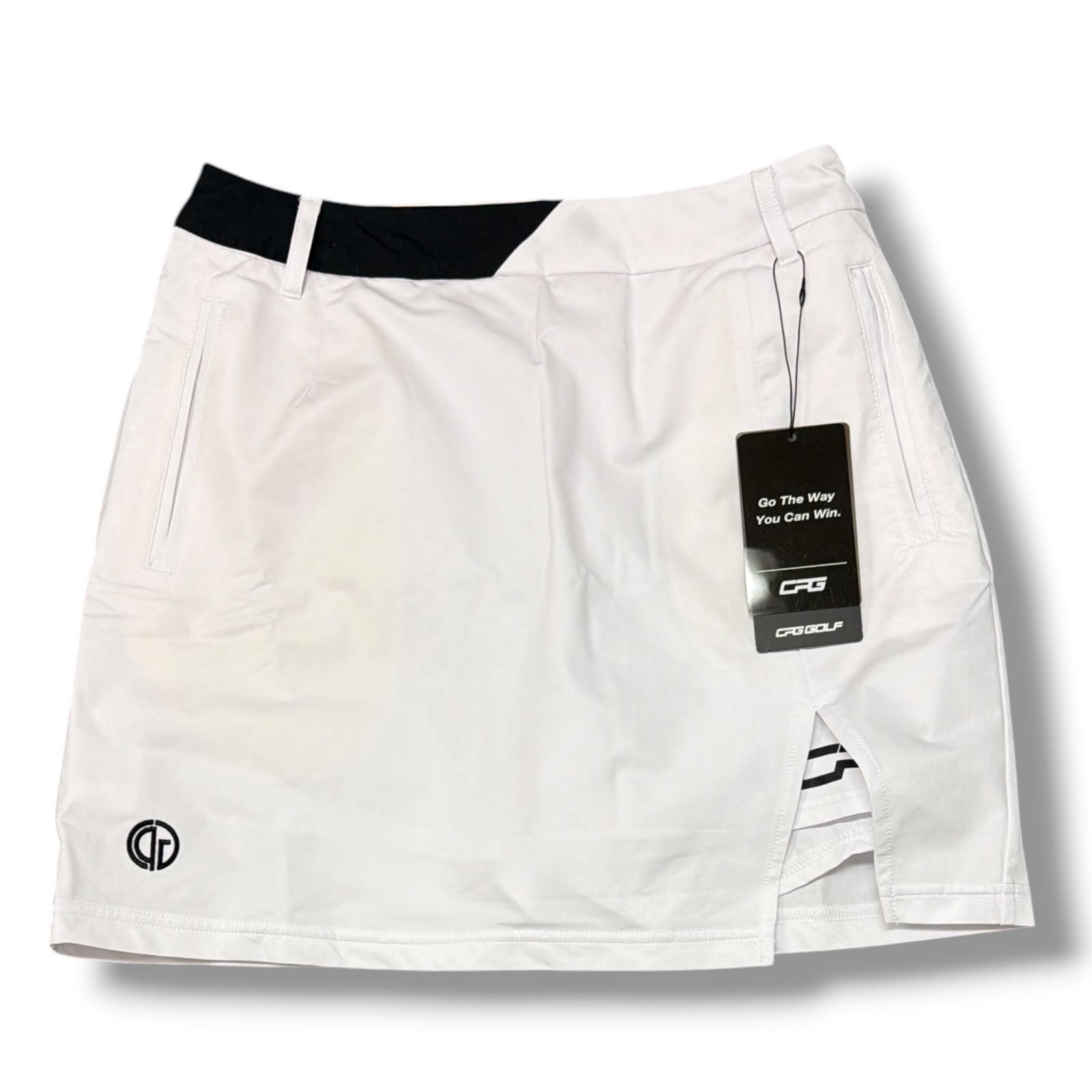 参考上代26400円 未使用 CPG GOLF スリットスカート ミニ丈 ショート