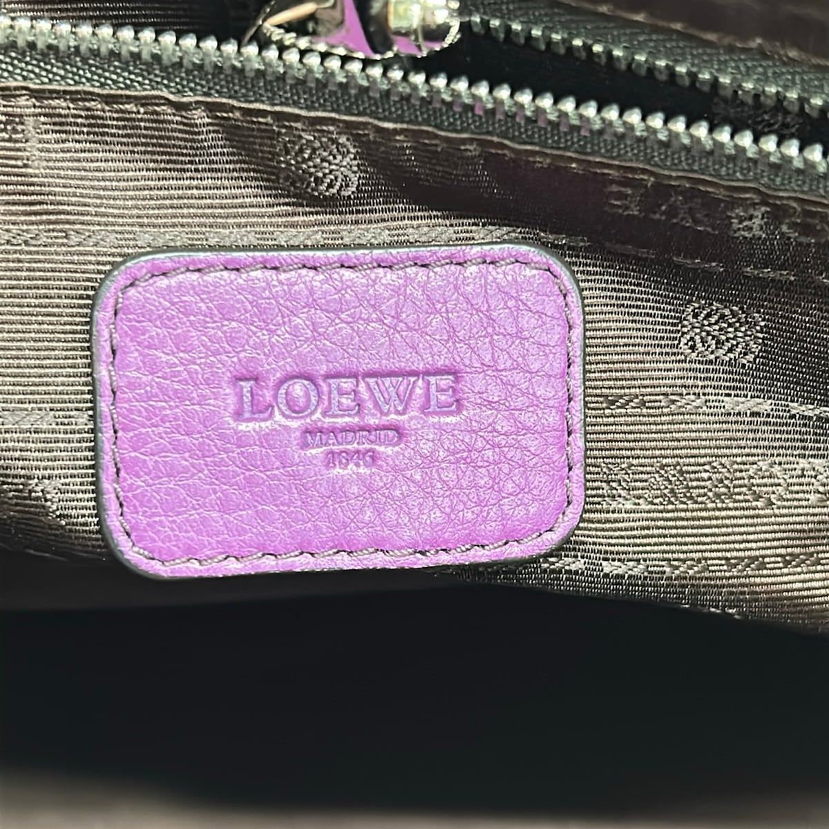 LOEWE(ロエベ) トートバッグ ヘリテージ パープル レザー - メルカリ