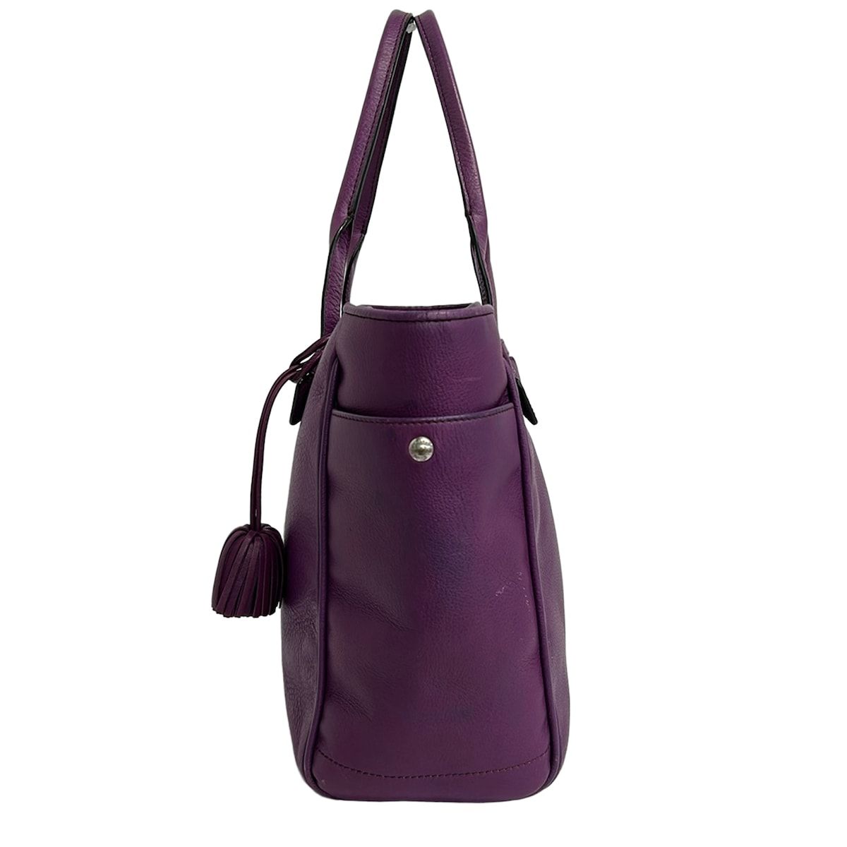 LOEWE(ロエベ) トートバッグ ヘリテージ パープル レザー - メルカリ