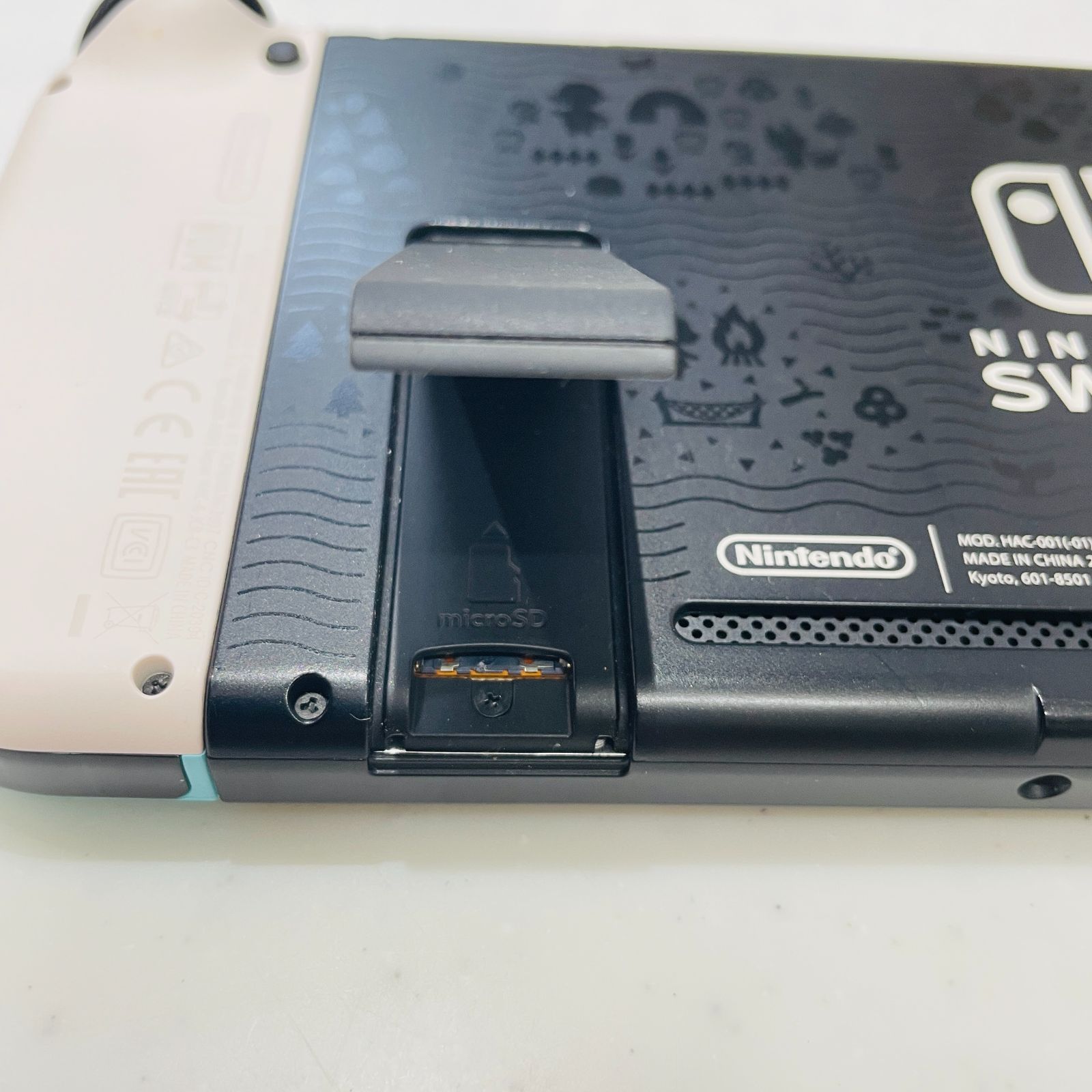 Nintendo Switch バッテリー強化版 XKJ 本体 microSD付 美品 2020年製 Nintendo Switch あつまれ どうぶつの森 本体セット
