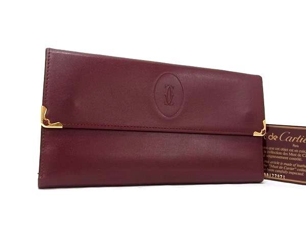 Cartier カルティエ 長財布 マストライン L3000002 ボルドー系 カーフ