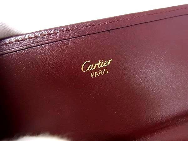 Cartier カルティエ 長財布 マストライン L3000002 ボルドー系 カーフ