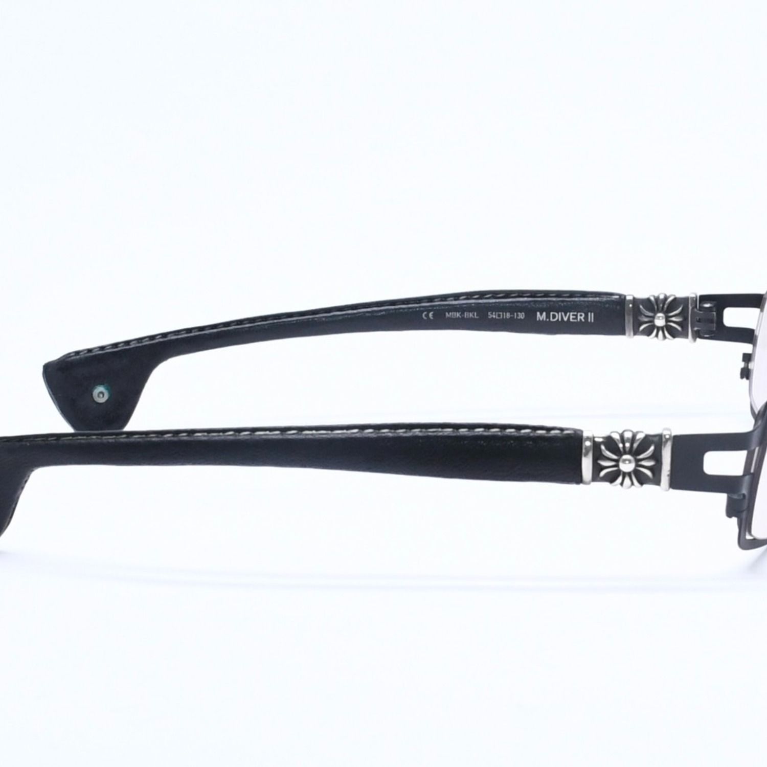 CHROME HEARTS クロムハーツ M.DIVER 2 CHプラステンプル レザー