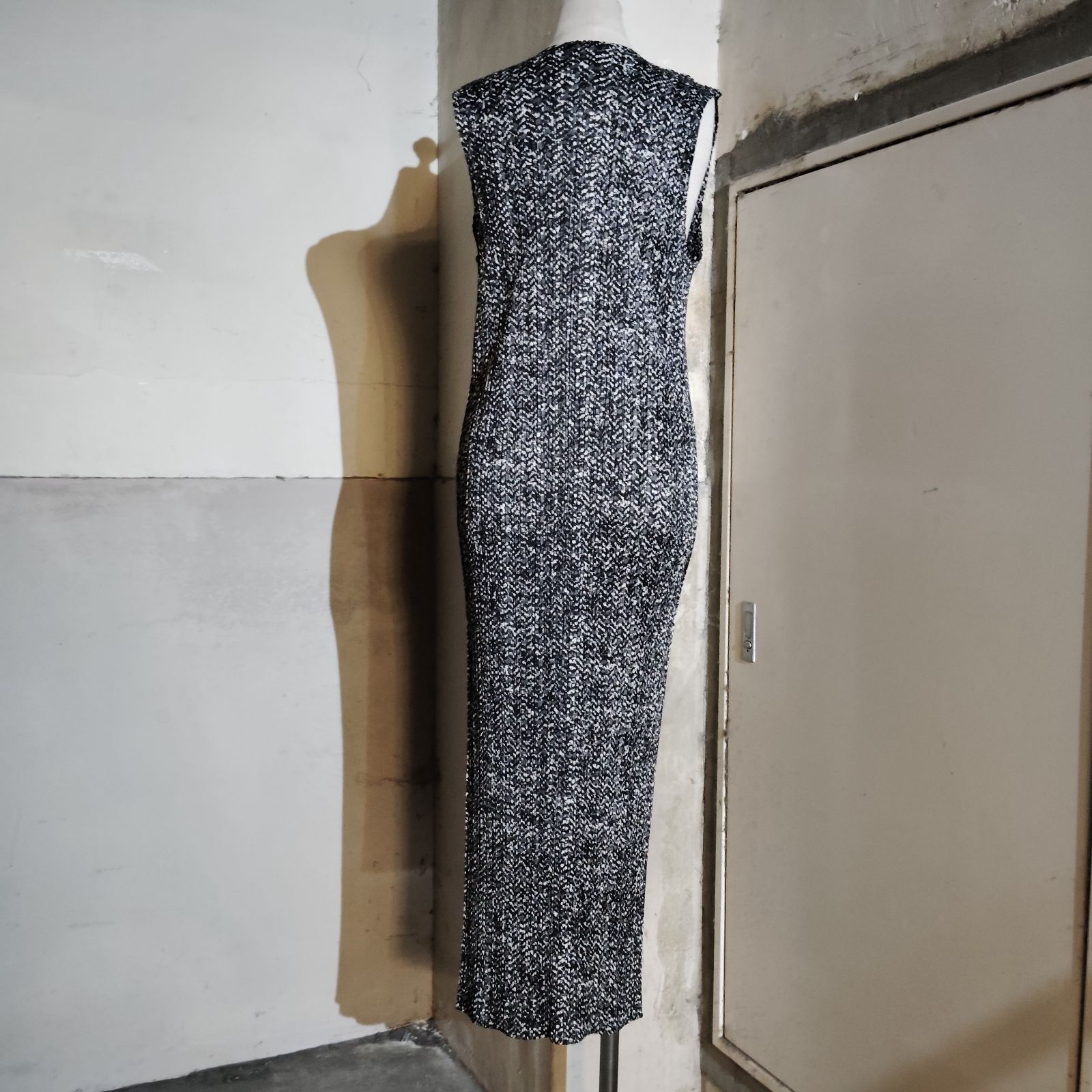 PLEATS PLEASE ISSEY MIYAKE 98ss まだらプリントワンピース