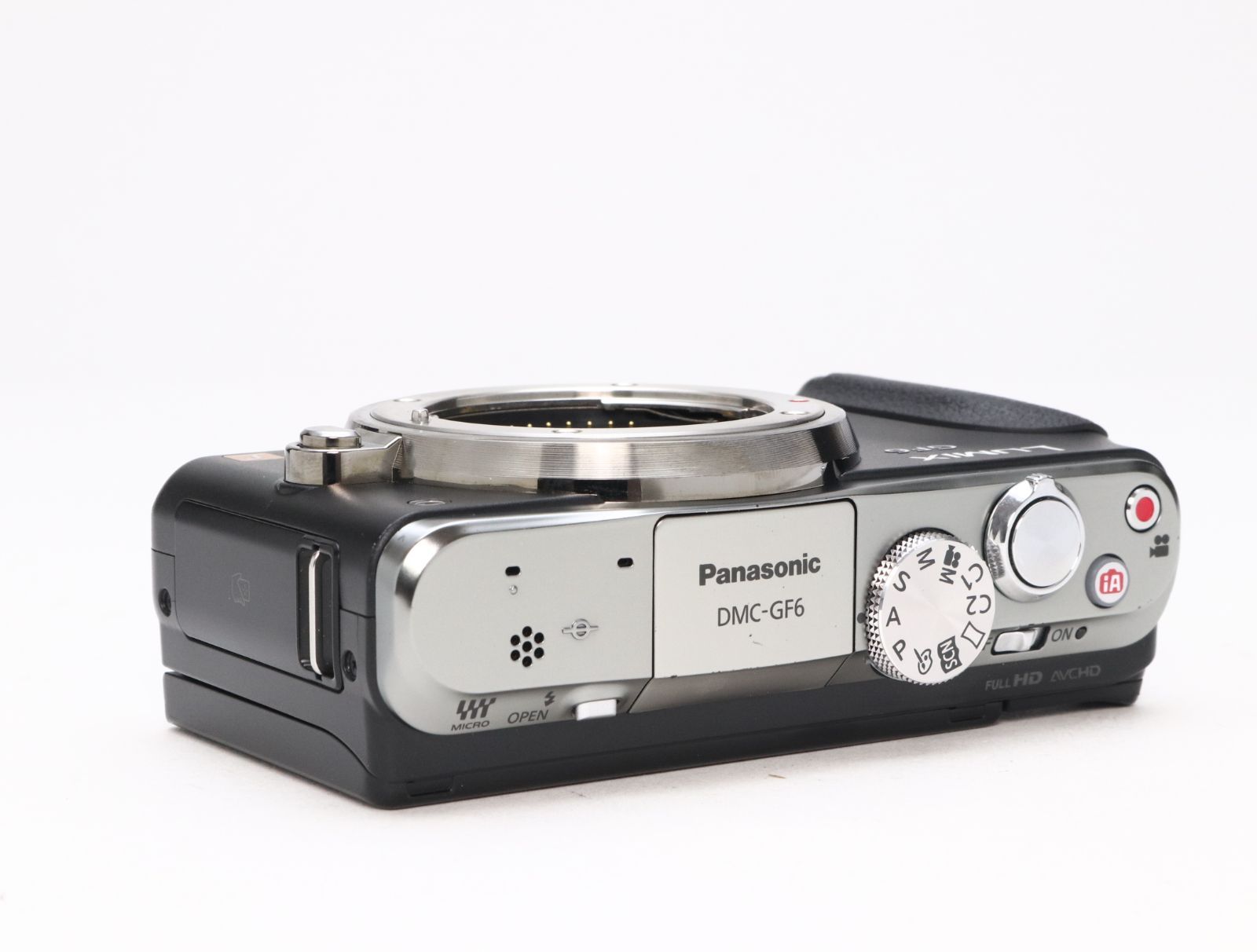 AB- (良品) Panasonic パナソニック LUMIX DMC-GF6 ボディ ブラック