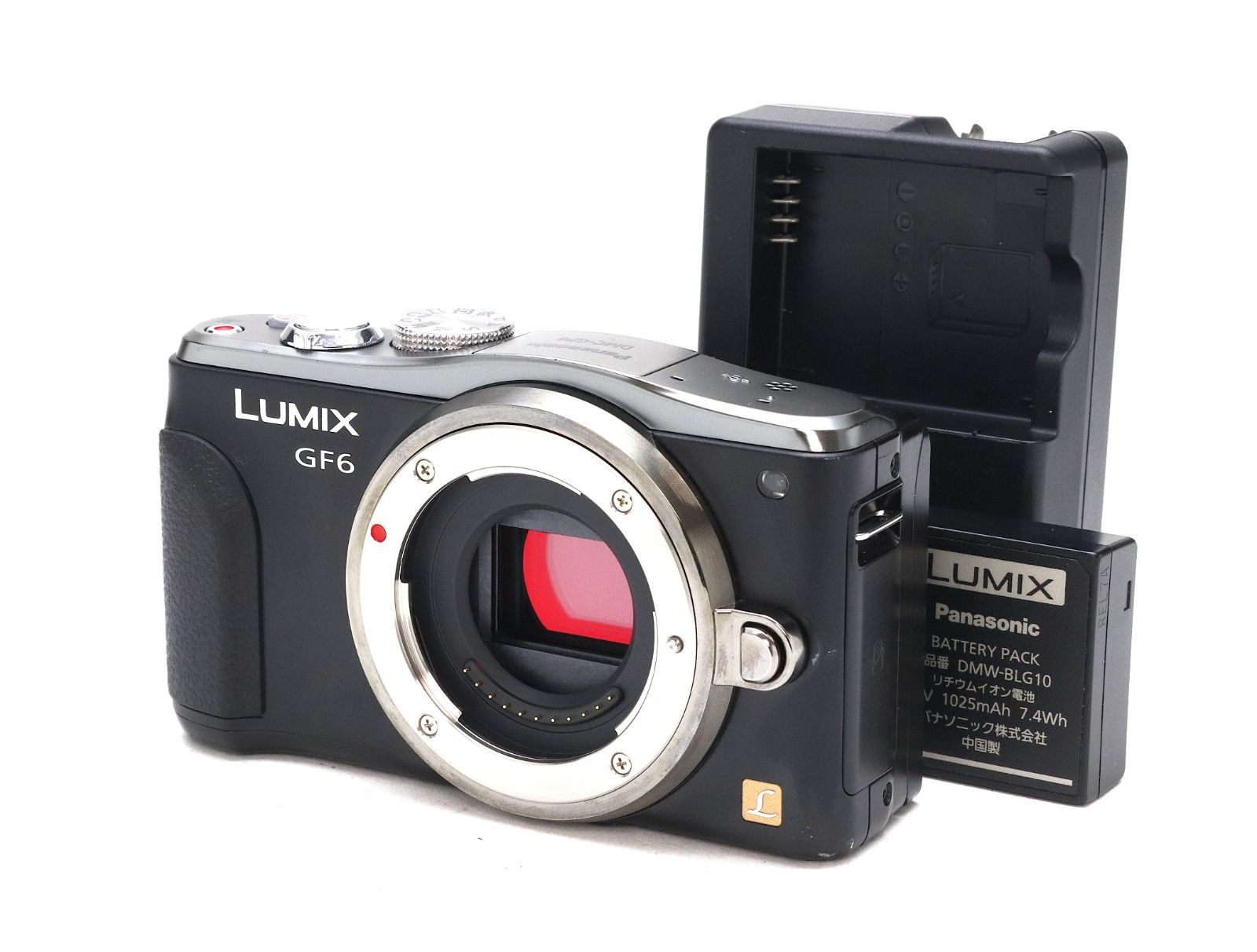 AB- (良品) Panasonic パナソニック LUMIX DMC-GF6 ボディ ブラック