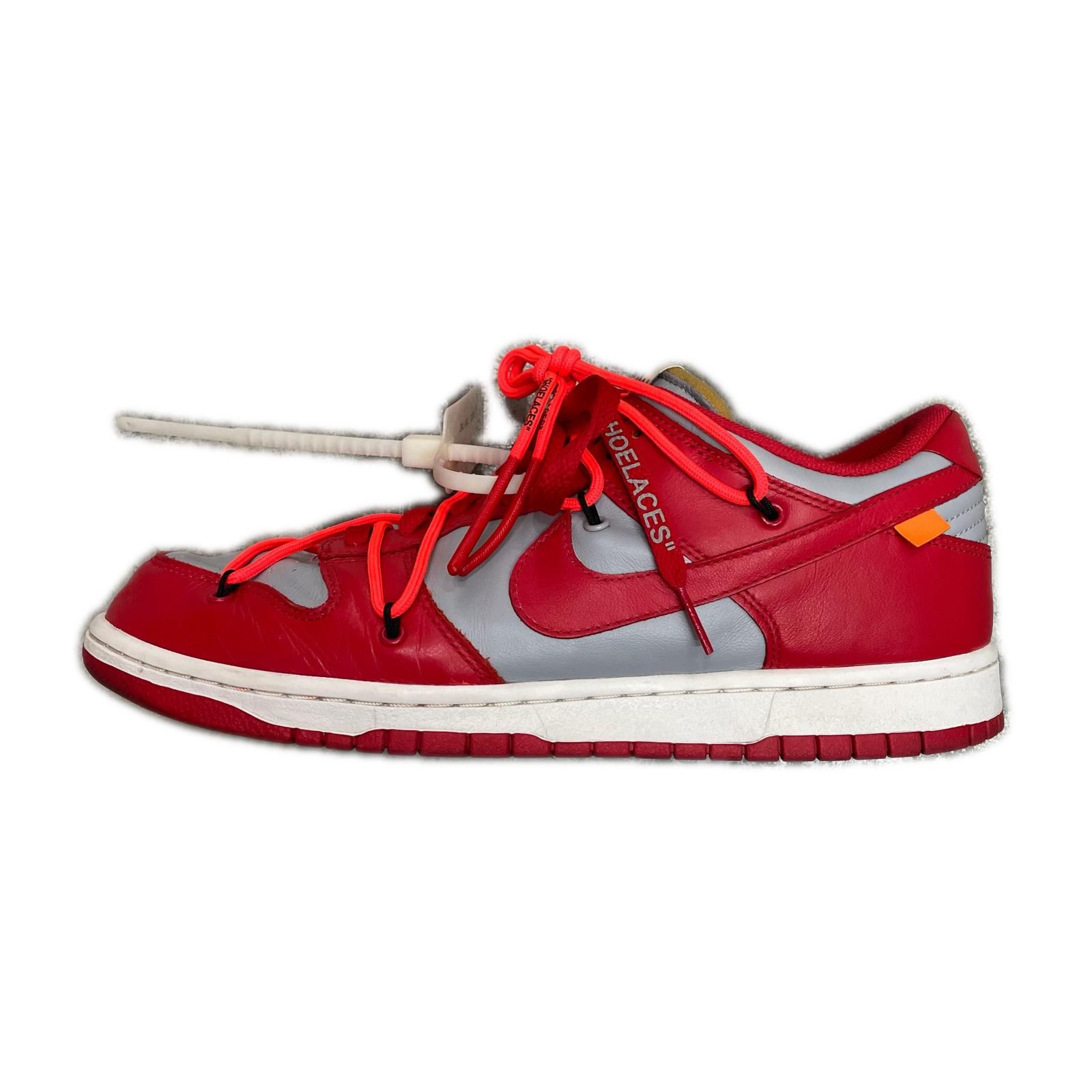 国内正規 NIKE × OFF-WHITE Dunk Low University Red ダンク