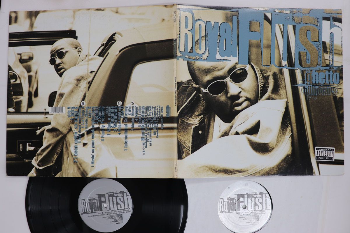 2discs LP Royal Flush Ghetto Millionaire TVT66101 BLUNT RECORDINGS /00660