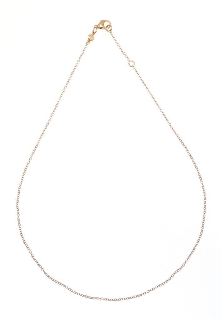 JEWELRY ジュエリー K18PG/約3.3g【205】 ネックレス K18ピンクゴールド K18PG レディース【中古】