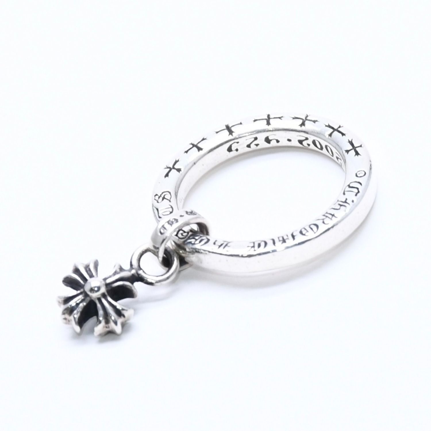 CHROME HEARTS クロムハーツ NTFL RING W/CH PLUS NTFL リング W/CH