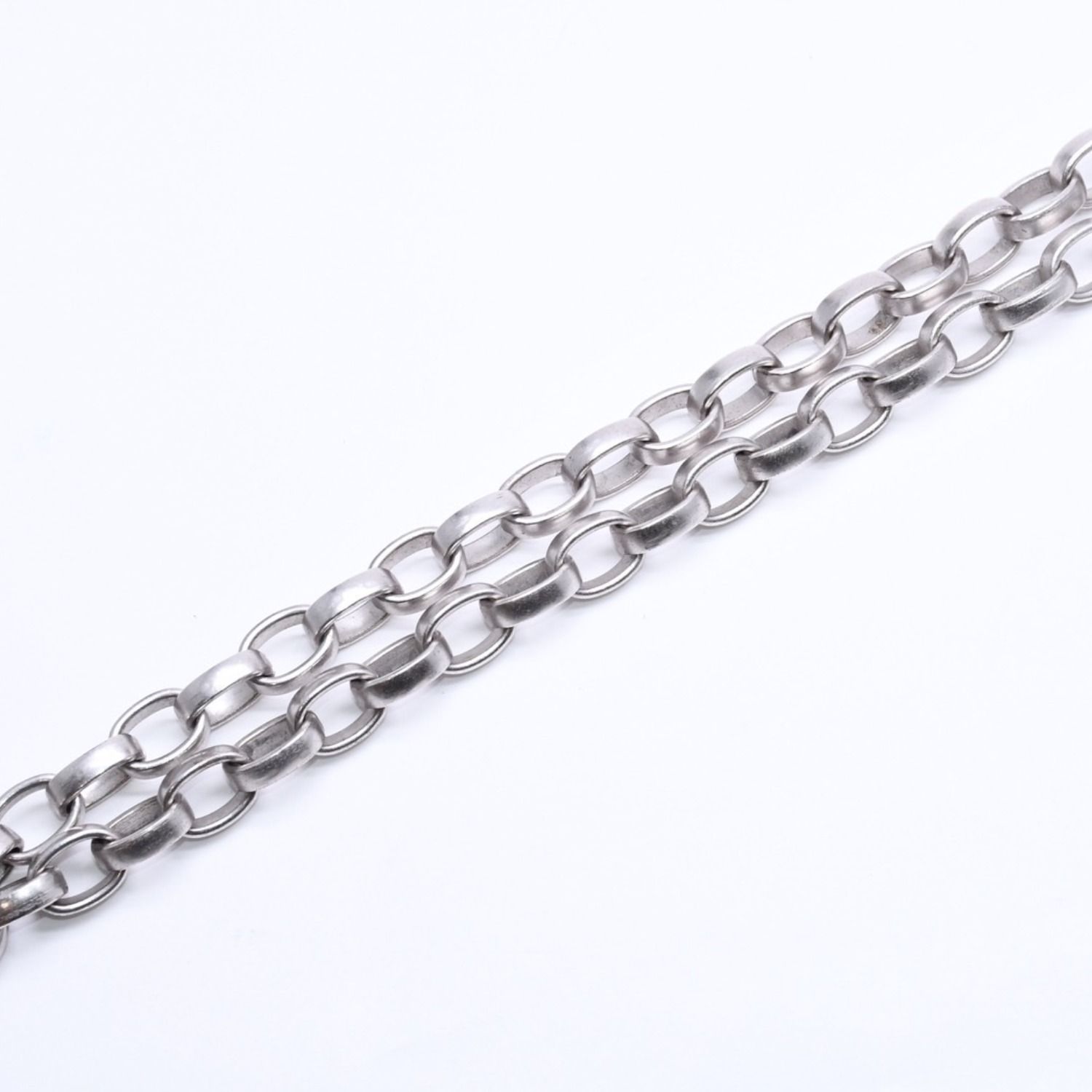 CHANEL シャネル ネックレス シルバー金具 CHANEL シャネル ネックレス シルバーチェーン 南京錠 ココマーク