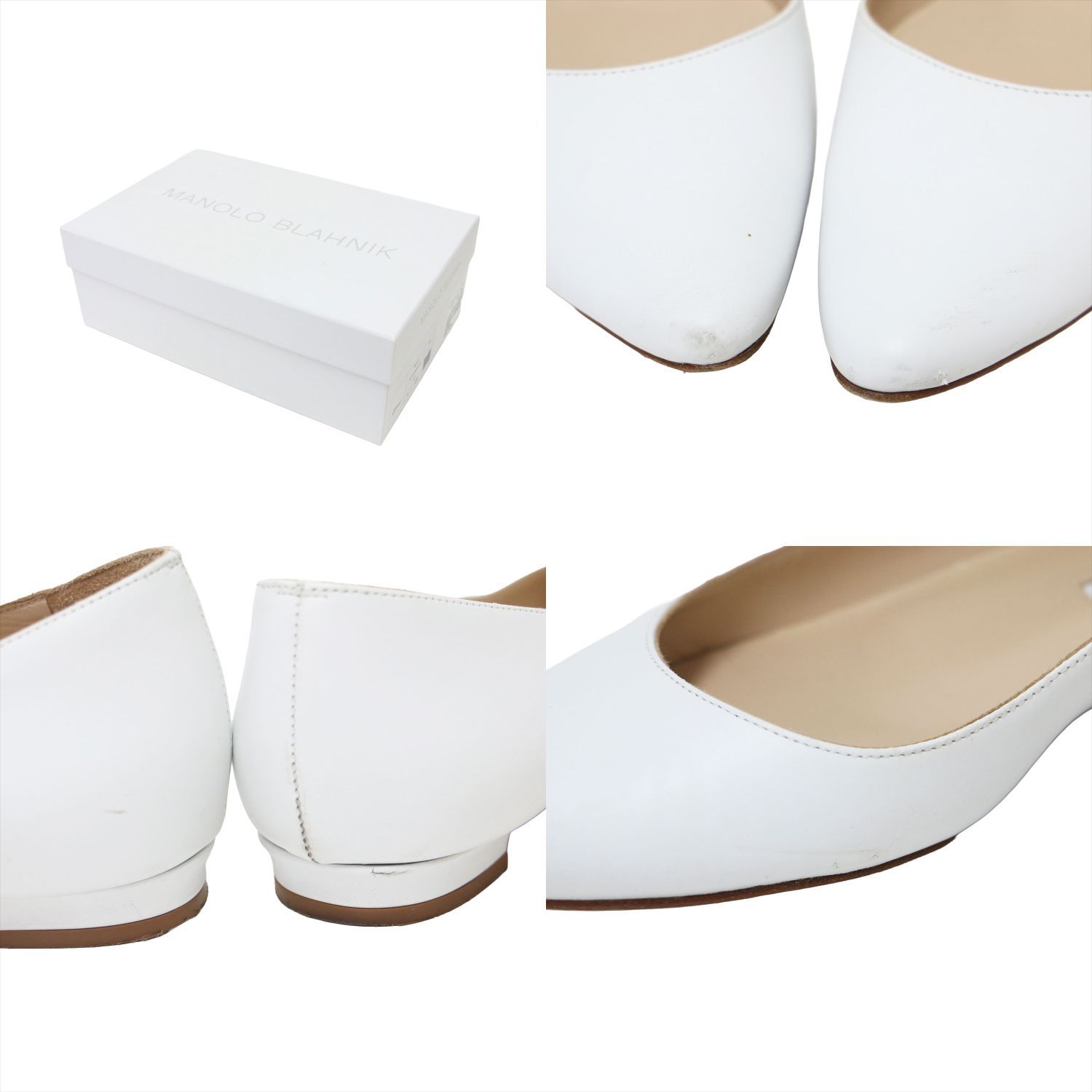 MANOLO BLAHNIK マノロブラニク サイズ:36.5(23.5cm) フラットパンプス