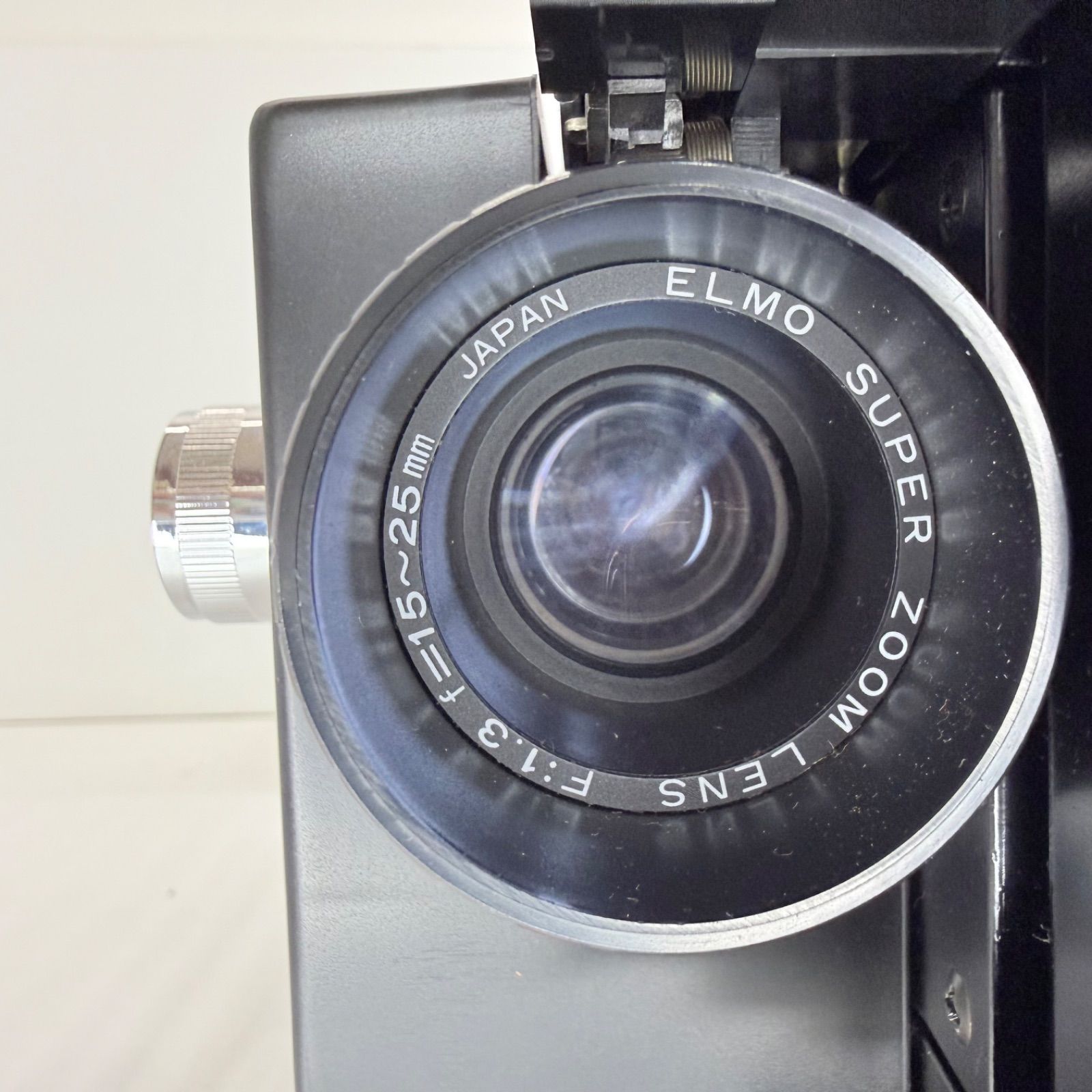 元箱・取説付】ELMO エルモ 8mm映写機 K-100SM 通電・ランプ確認済 E-3