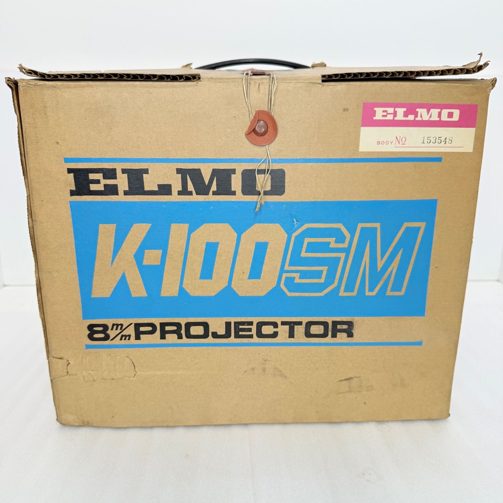元箱・取説付】ELMO エルモ 8mm映写機 K-100SM 通電・ランプ確認済 E-3