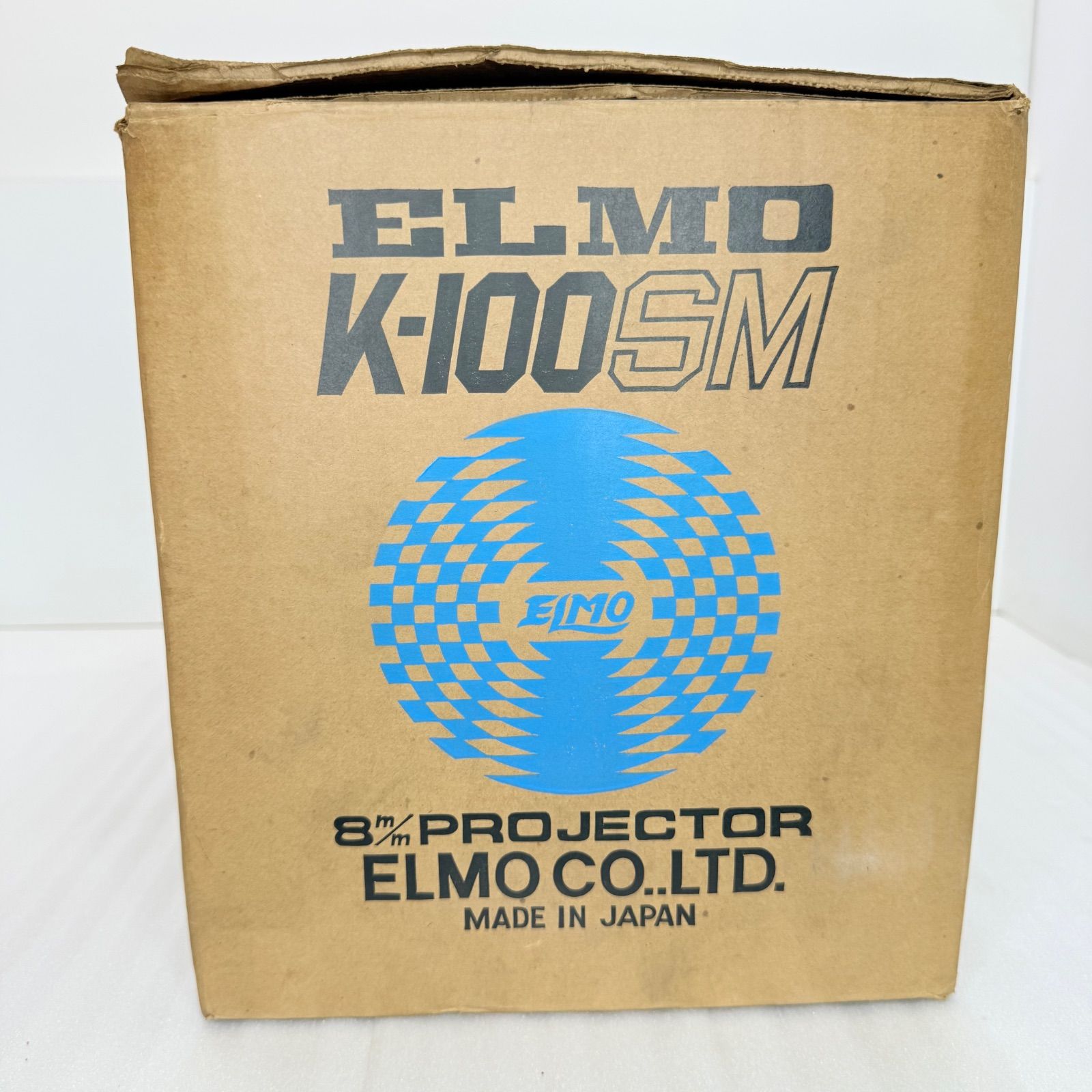 元箱・取説付】ELMO エルモ 8mm映写機 K-100SM 通電・ランプ確認済 E-3