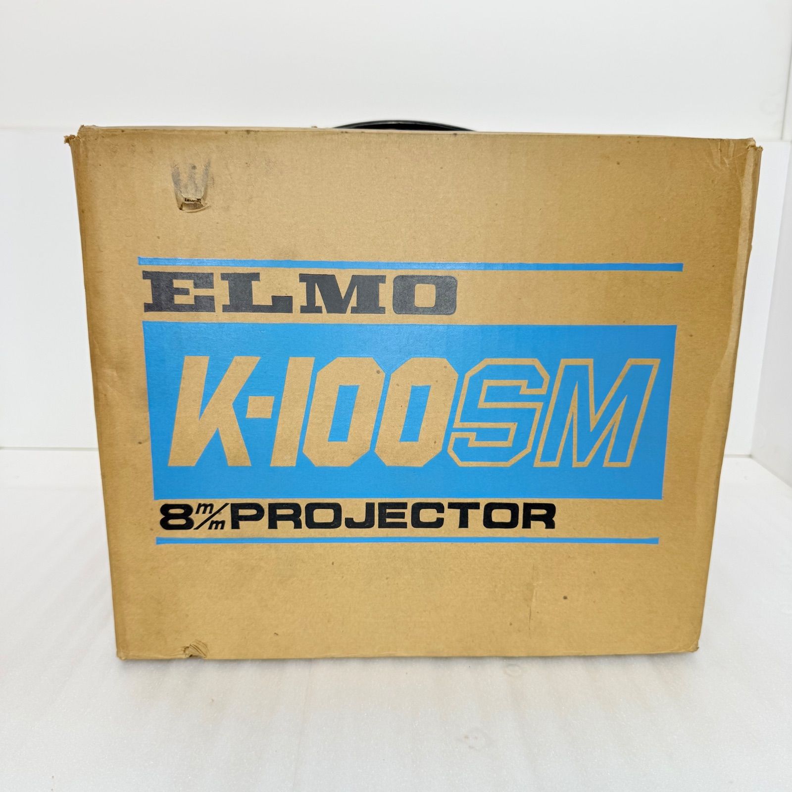 元箱・取説付】ELMO エルモ 8mm映写機 K-100SM 通電・ランプ確認済 E-3