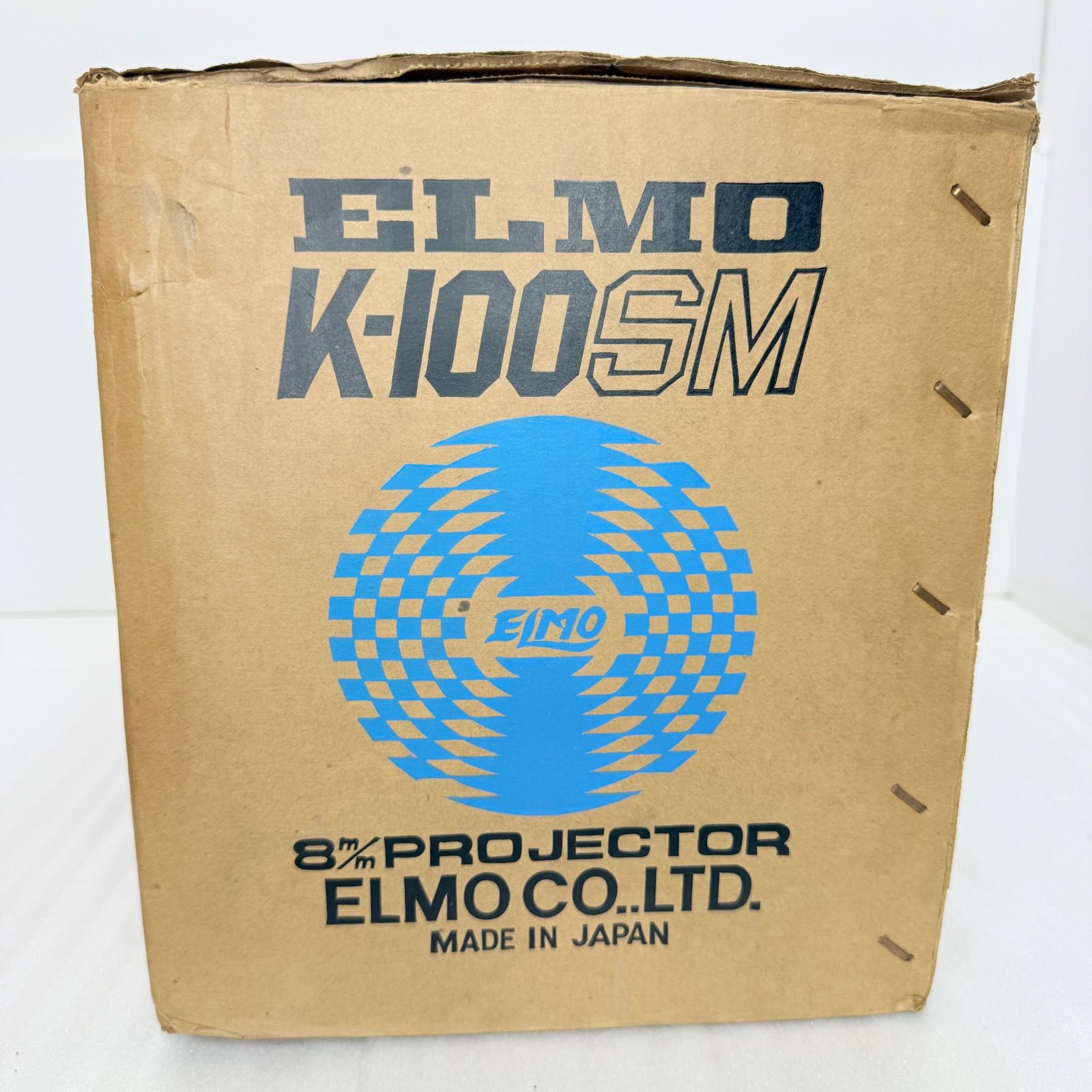 元箱・取説付】ELMO エルモ 8mm映写機 K-100SM 通電・ランプ確認済 E-3