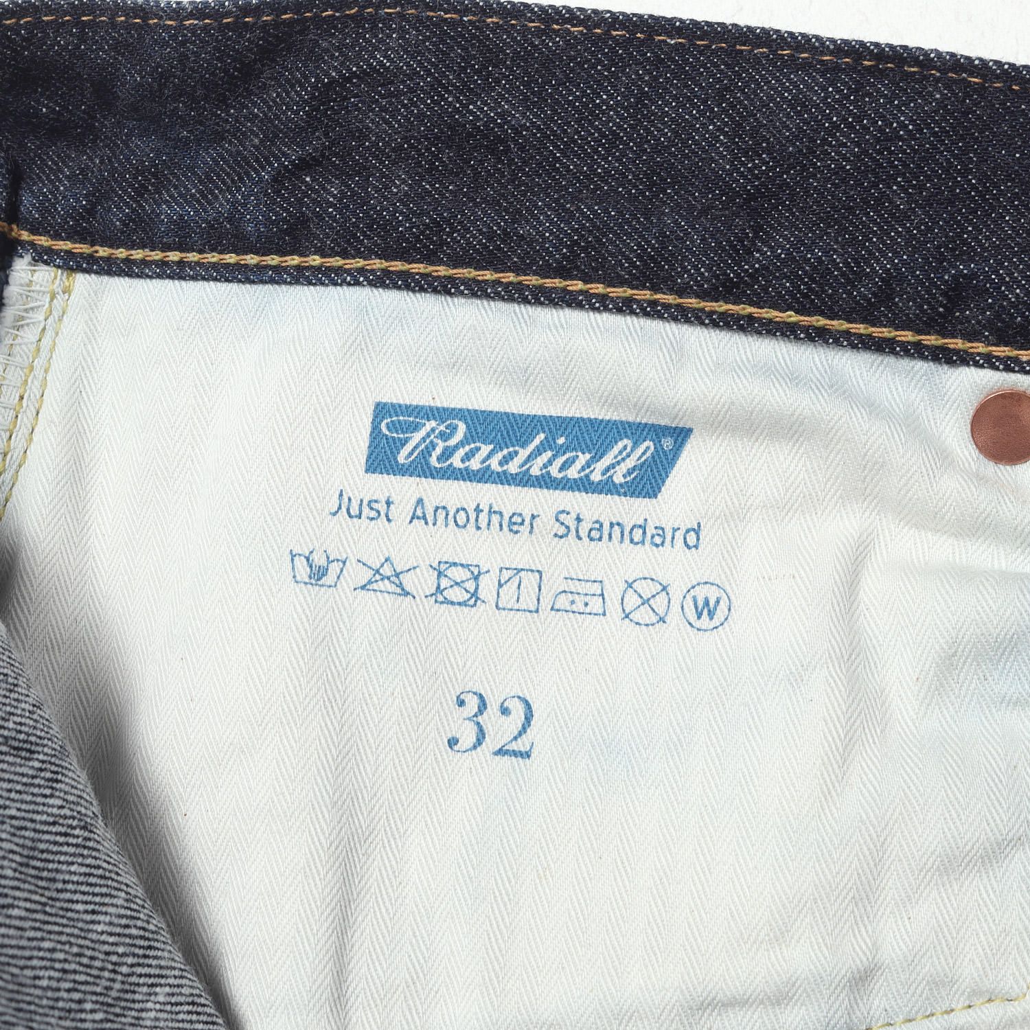 RADIALL ラディアル パンツ インディゴ 32 23AW ワイドストレート