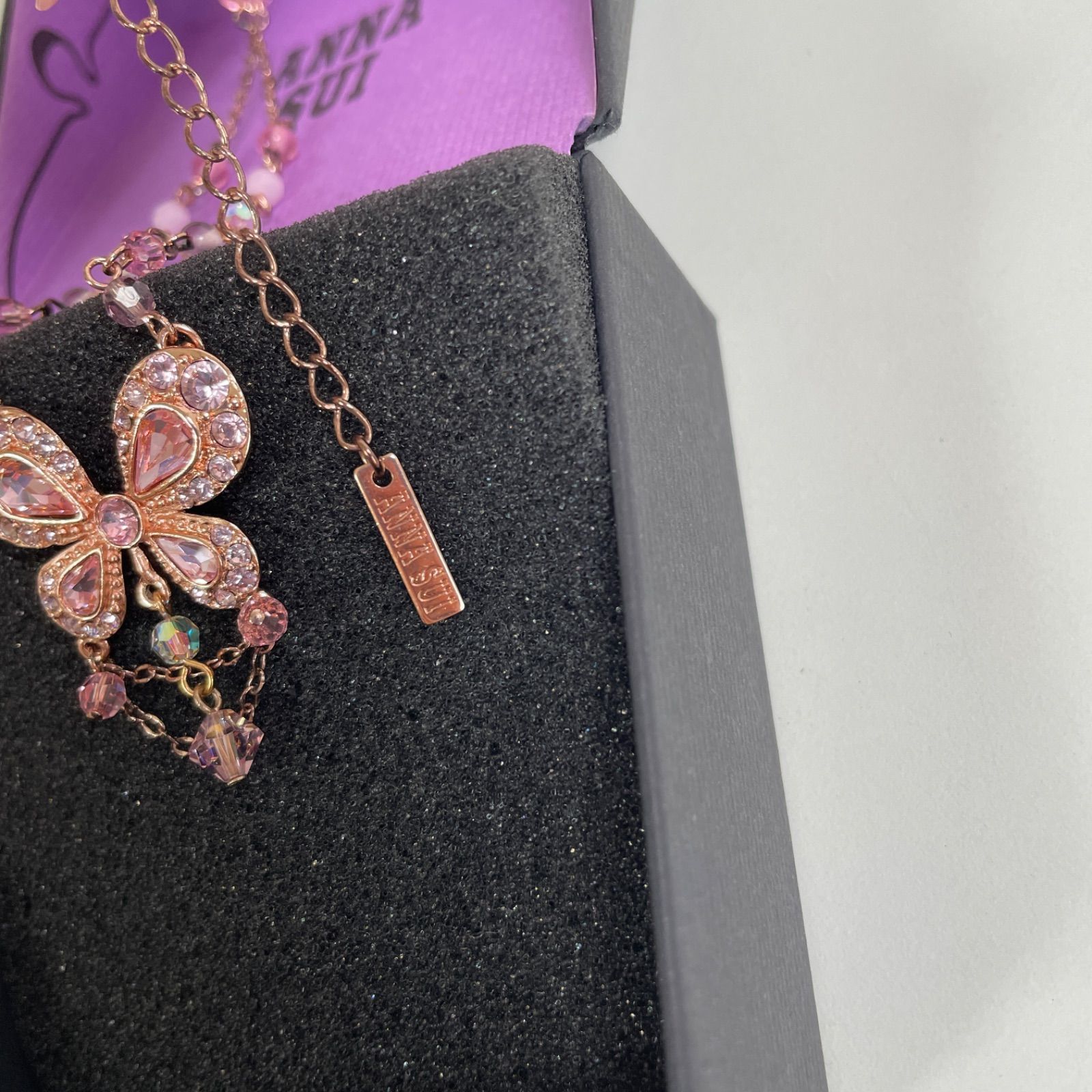 アナ スイ（ANNA SUI） 蝶モチーフ ネックレス | バタフライ ギフト 