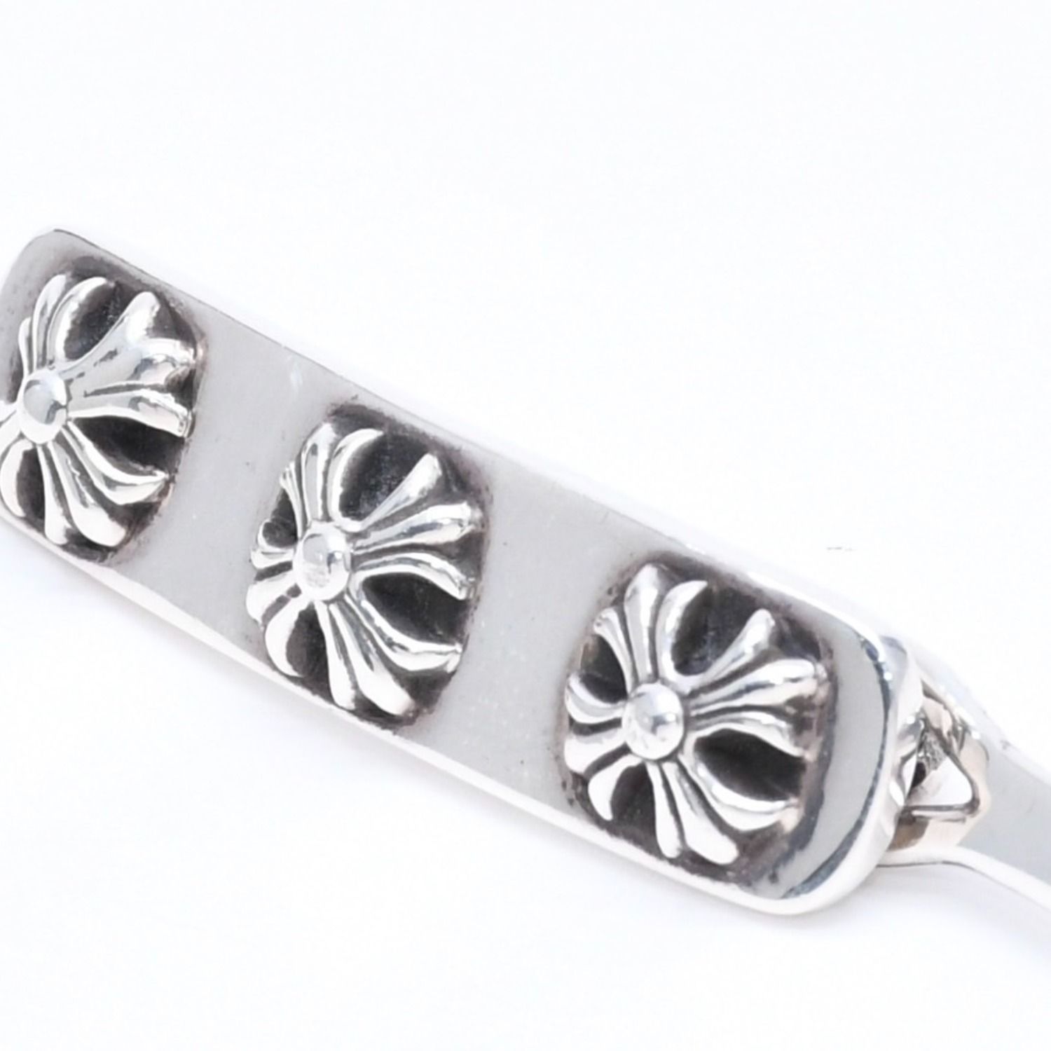 極美品 CHROME HEARTS クロムハーツ HAIR BARRETTE 3 CROSS ヘア