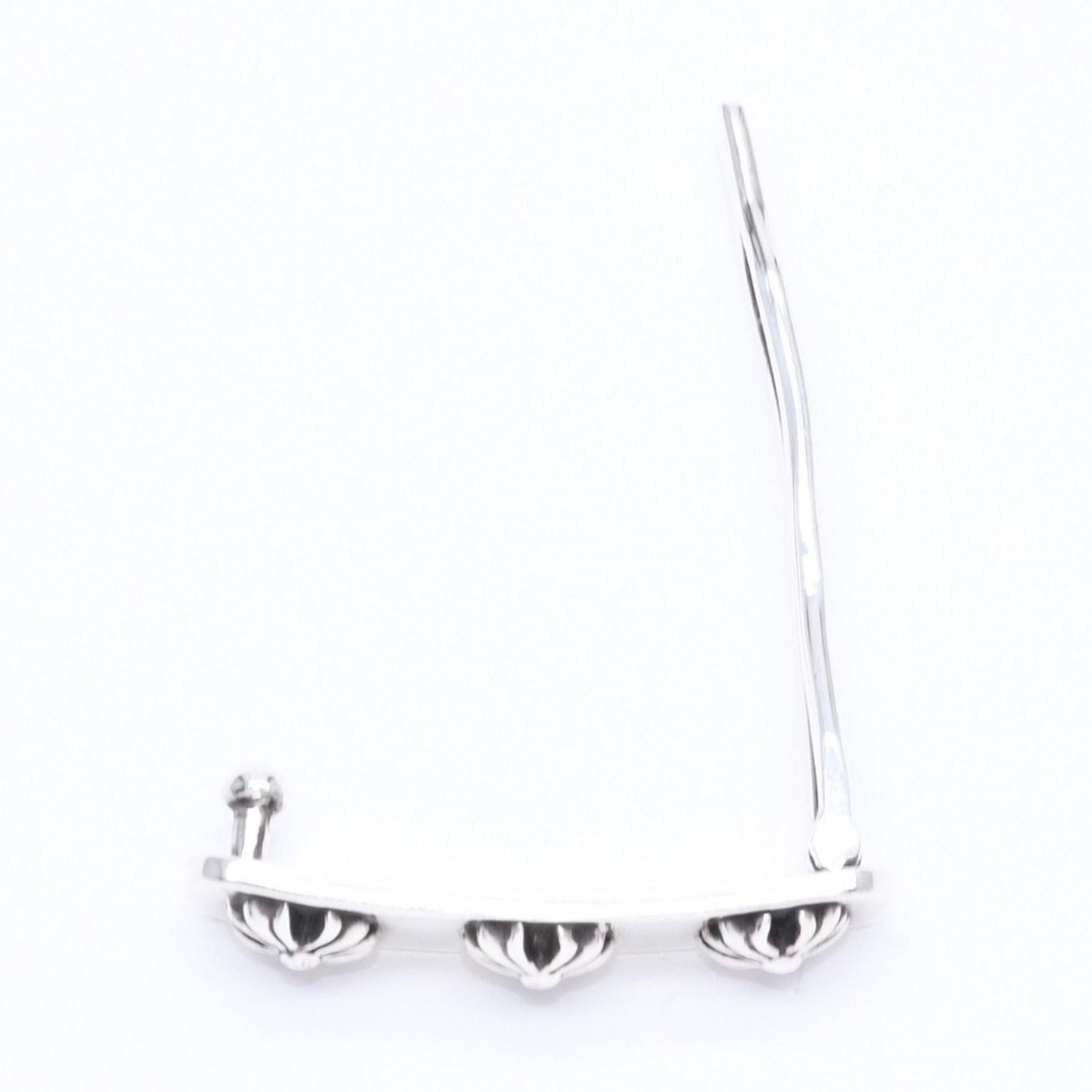 W*m様 STERLING刻印有 シルバー925総重量194g バレッタ ヘアク 極美品 CHROME HEARTS クロムハーツ HAIR BARRETTE 3 CROSS ヘア