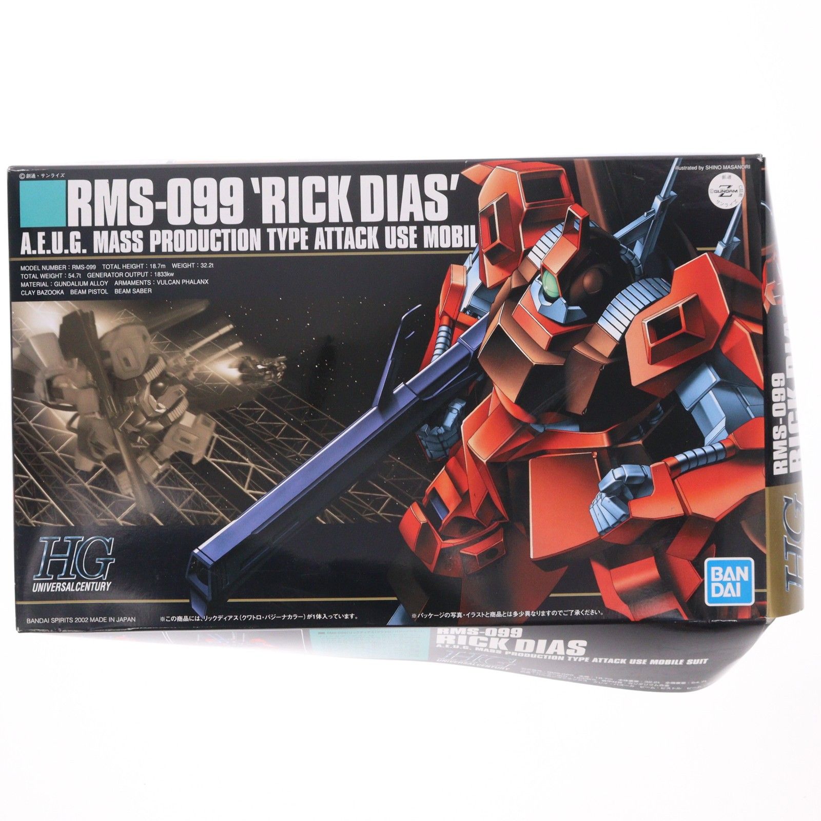 HGUC 1/144 RMS-099 リックディアス(クワトロ・バジーナカラー) 機動戦士Zガンダム プラモデル バンダイスピリッツ