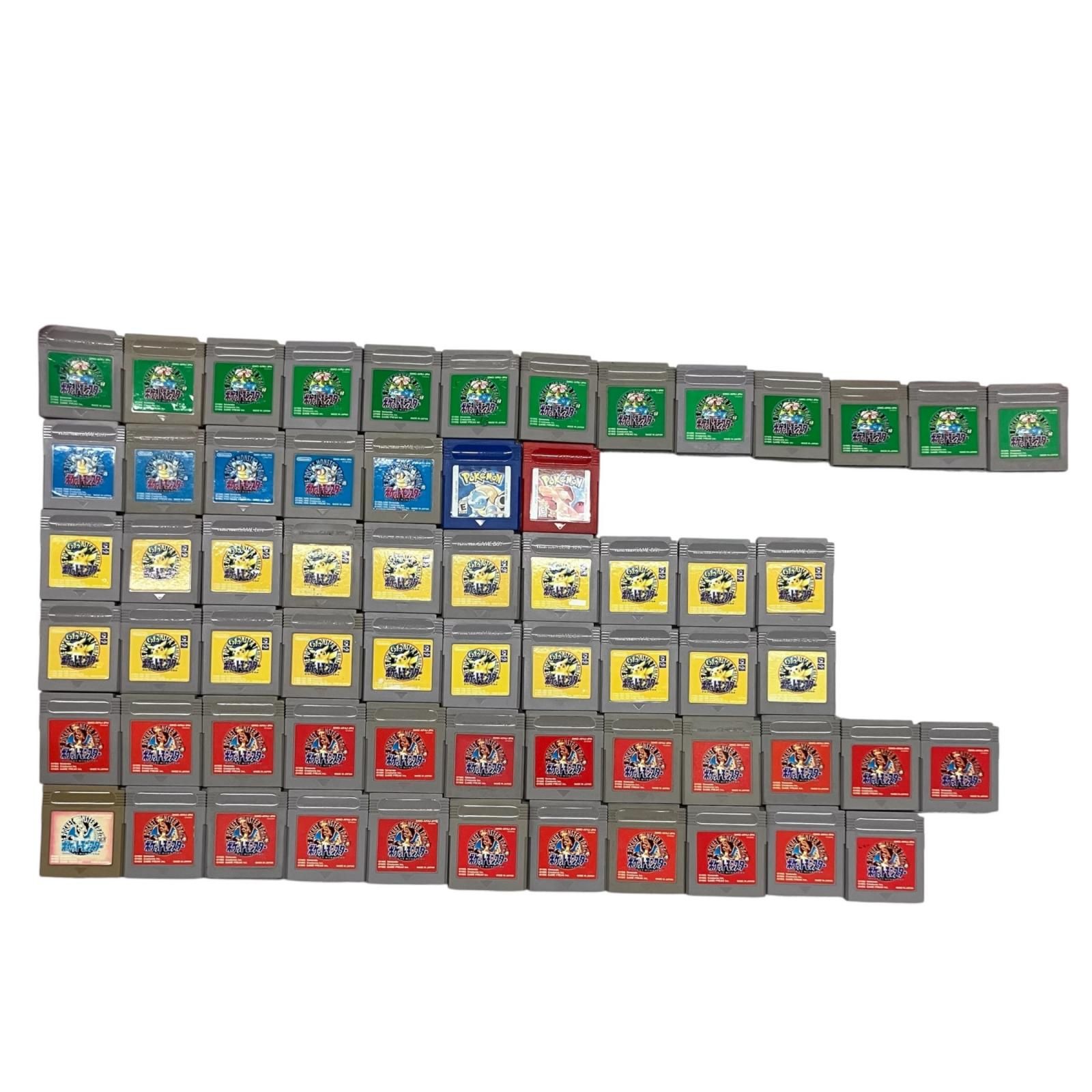 ゲームボーイ - ニンテンドー　ゲームボーイ ポケットモンスター　50本まとめ売り　動作未確認 186000 動作未確認 Nintendo 任天堂 ニンテンドウ ゲームボーイ ソフト