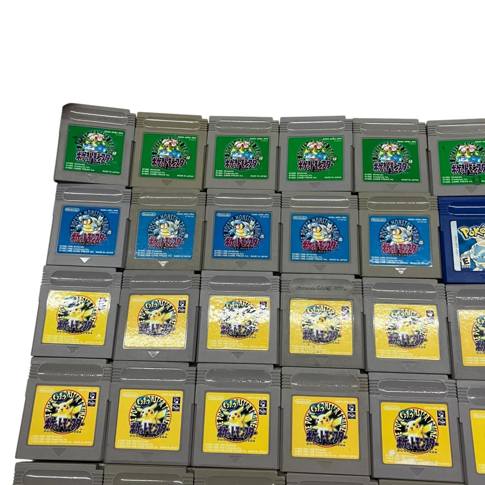 ゲームボーイ - ニンテンドー　ゲームボーイ ポケットモンスター　36本まとめ売り　動作未確認 186000 動作未確認 Nintendo 任天堂 ニンテンドウ ゲームボーイ ソフト