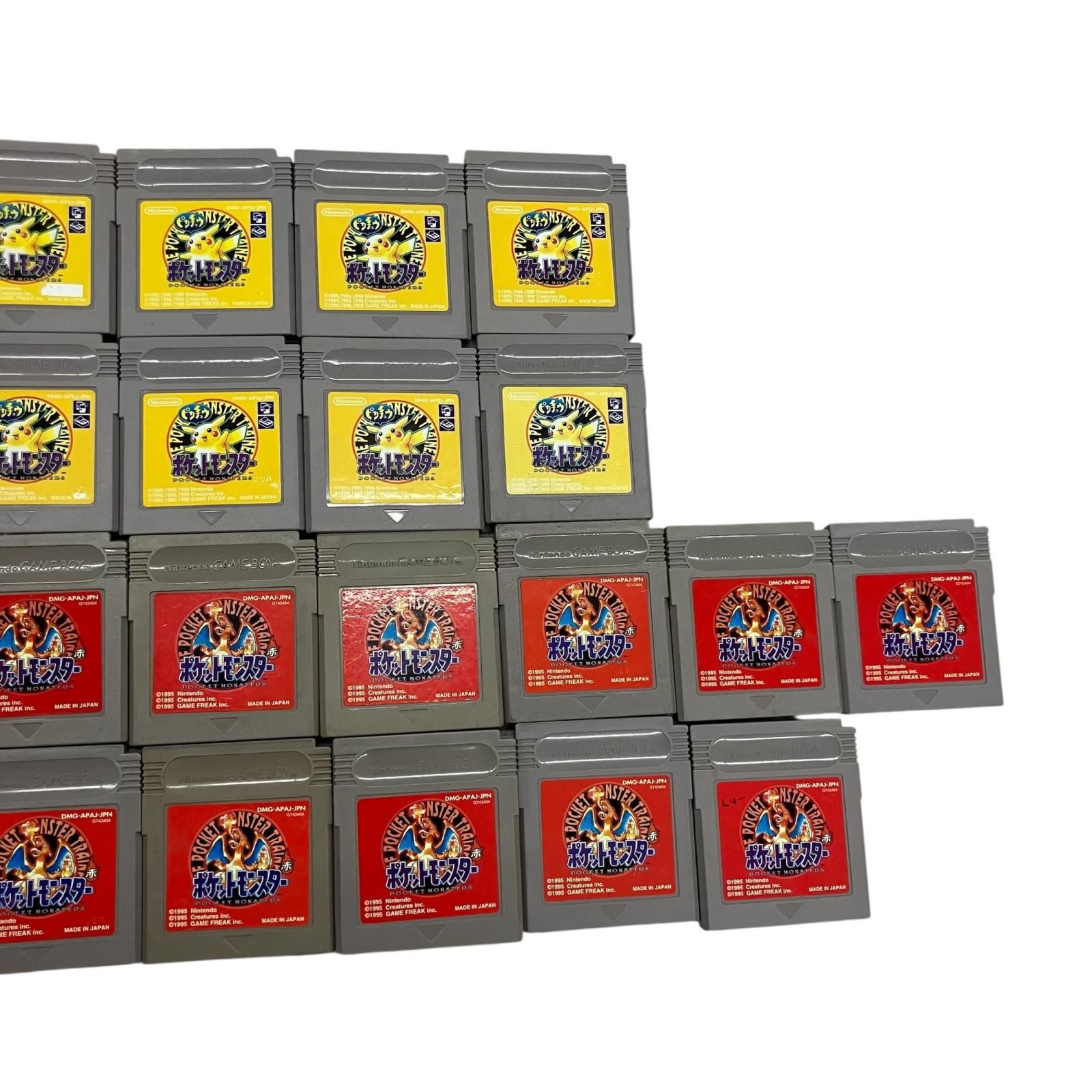 ゲームボーイ - ニンテンドー　ゲームボーイ ポケットモンスター　36本まとめ売り　動作未確認 186000 動作未確認 Nintendo 任天堂 ニンテンドウ ゲームボーイ ソフト