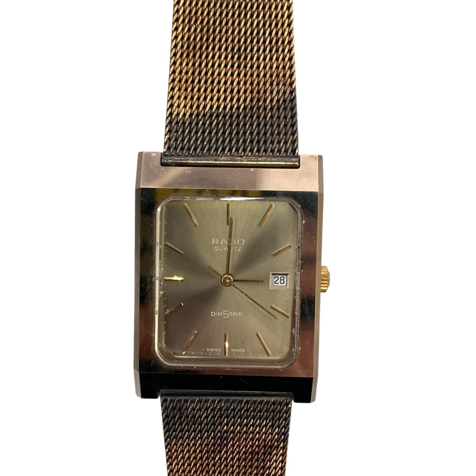 186001 電池切れ RADO ラドー 腕時計 711.009.3 ゴールド DiaStar