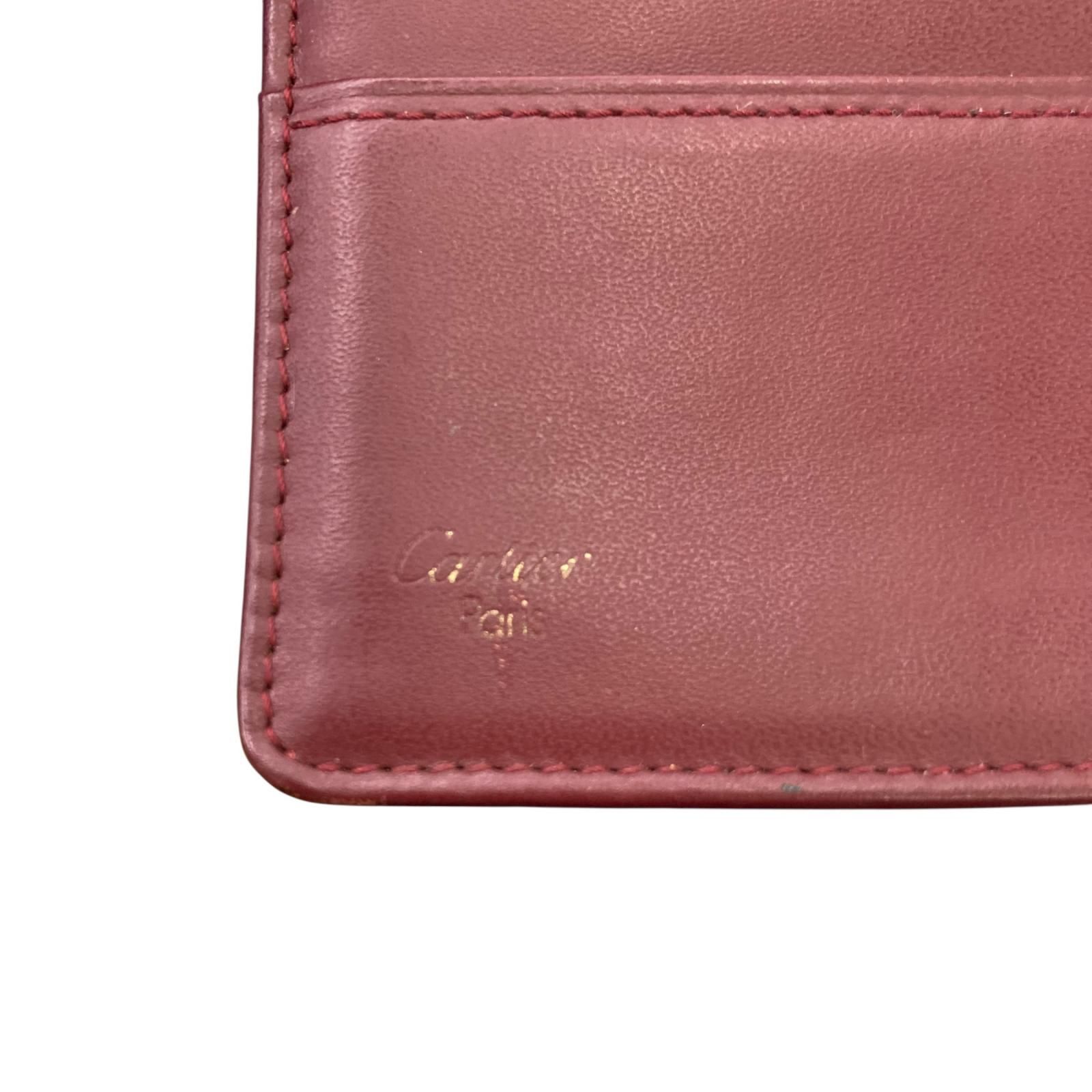 180053 CARTIER カルティエ 二つ折り長財布 - メルカリ