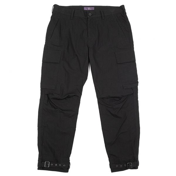 ワイズ ピンクY's PINK コットンナイロンステッチカーゴパンツ 黒2