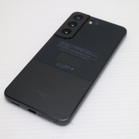 超美品 Galaxy S22 SCG13 ファントムブラック スマホ 白ロム 土日祝
