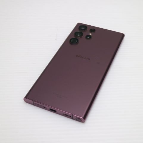 中古 Galaxy S22 Ultra SC-52C バーガンディ スマホ 土日祝発送OK