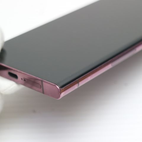 中古 Galaxy S22 Ultra SC-52C バーガンディ スマホ 土日祝発送OK