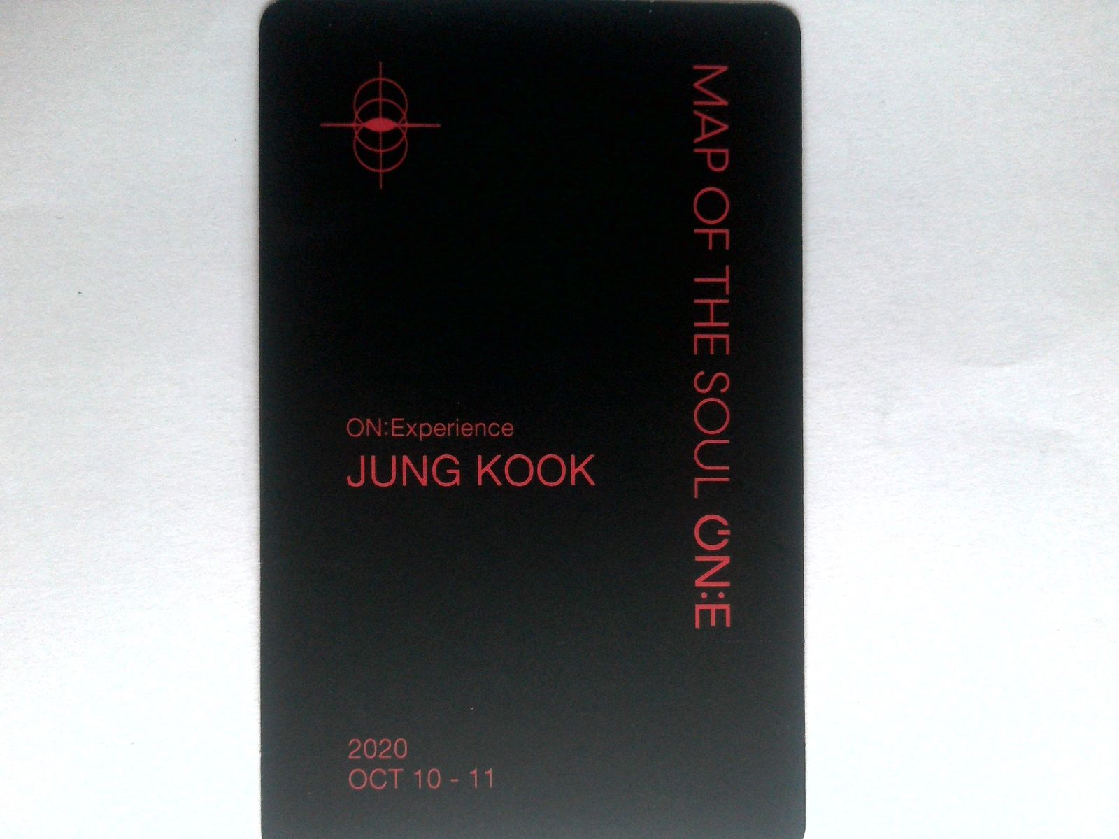 BTS JUNGKOOK トレカ MAP OF THE SOUL ON:E DVD ジョングク - メルカリ